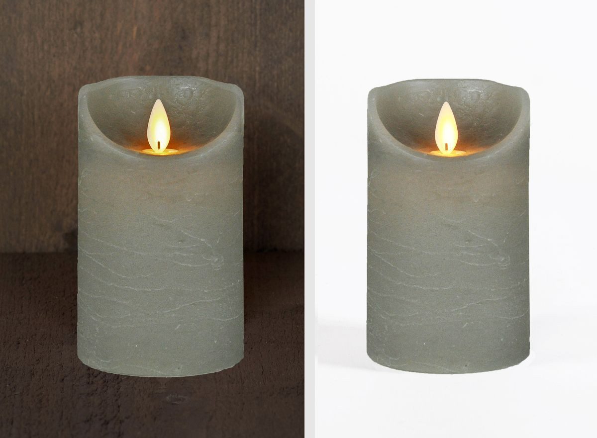 Coen Bakker Deco BV LED-Kerze LED Echtwachskerze Kerze 10 / 12,5 / 15 cm Ti günstig online kaufen