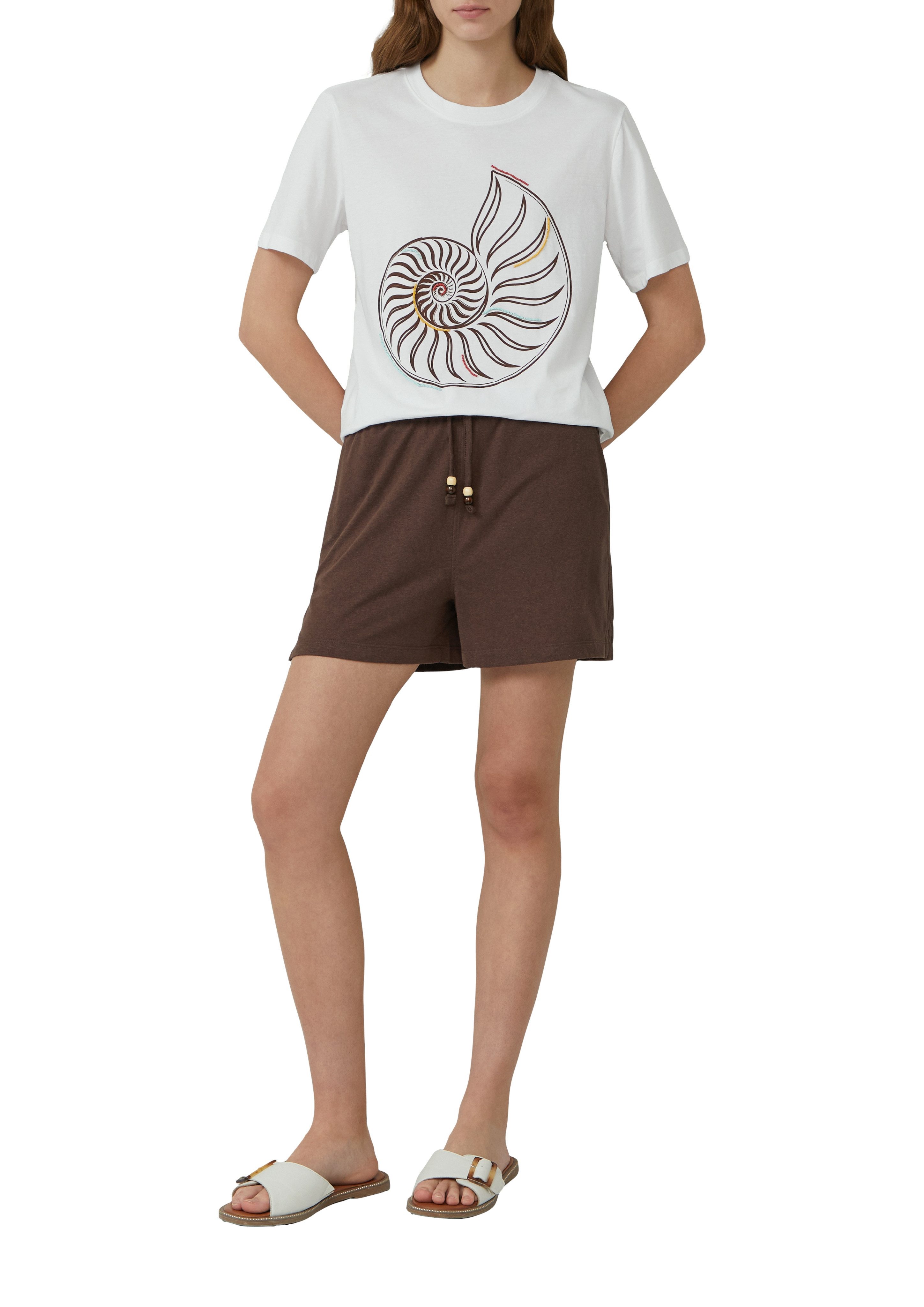 s.Oliver Shorts Sommerhose mit Schmuck Steinen günstig online kaufen