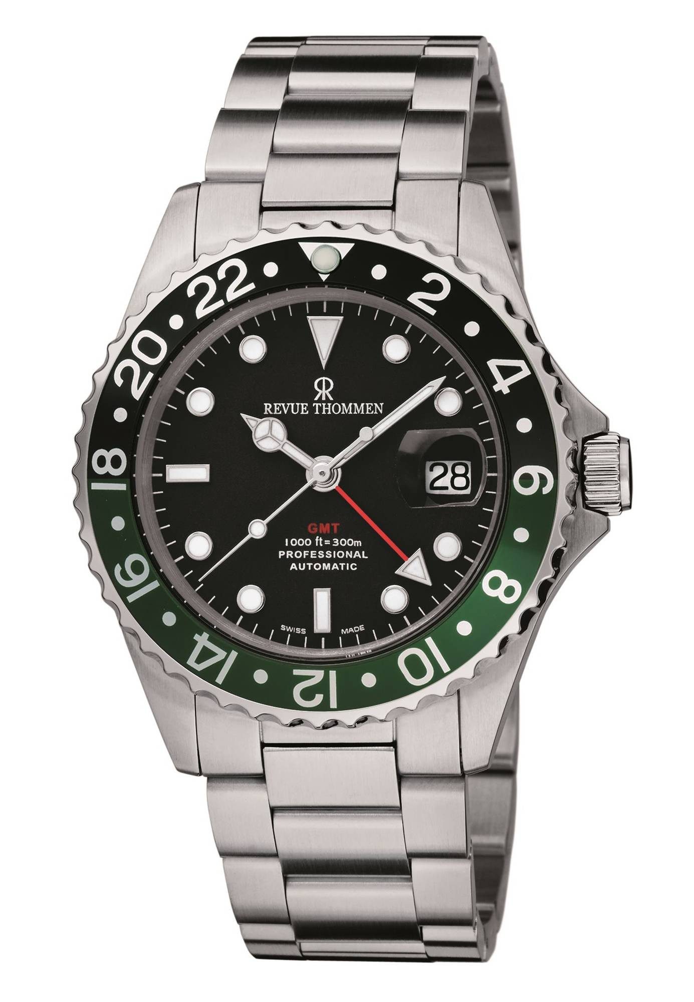 Revue Thommen Schweizer Uhr Diver GMT