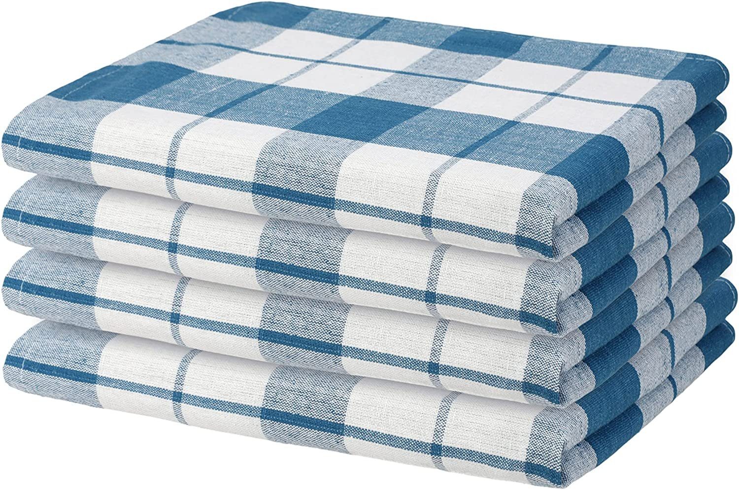 cm und Petrol schnell Baumwolle, trocknend, Geschirrtücher 4er Extra 100% Grubentücher, 50 Geschirrtuch Set Hometex x saugfähig Textiles 70 Premium Aus