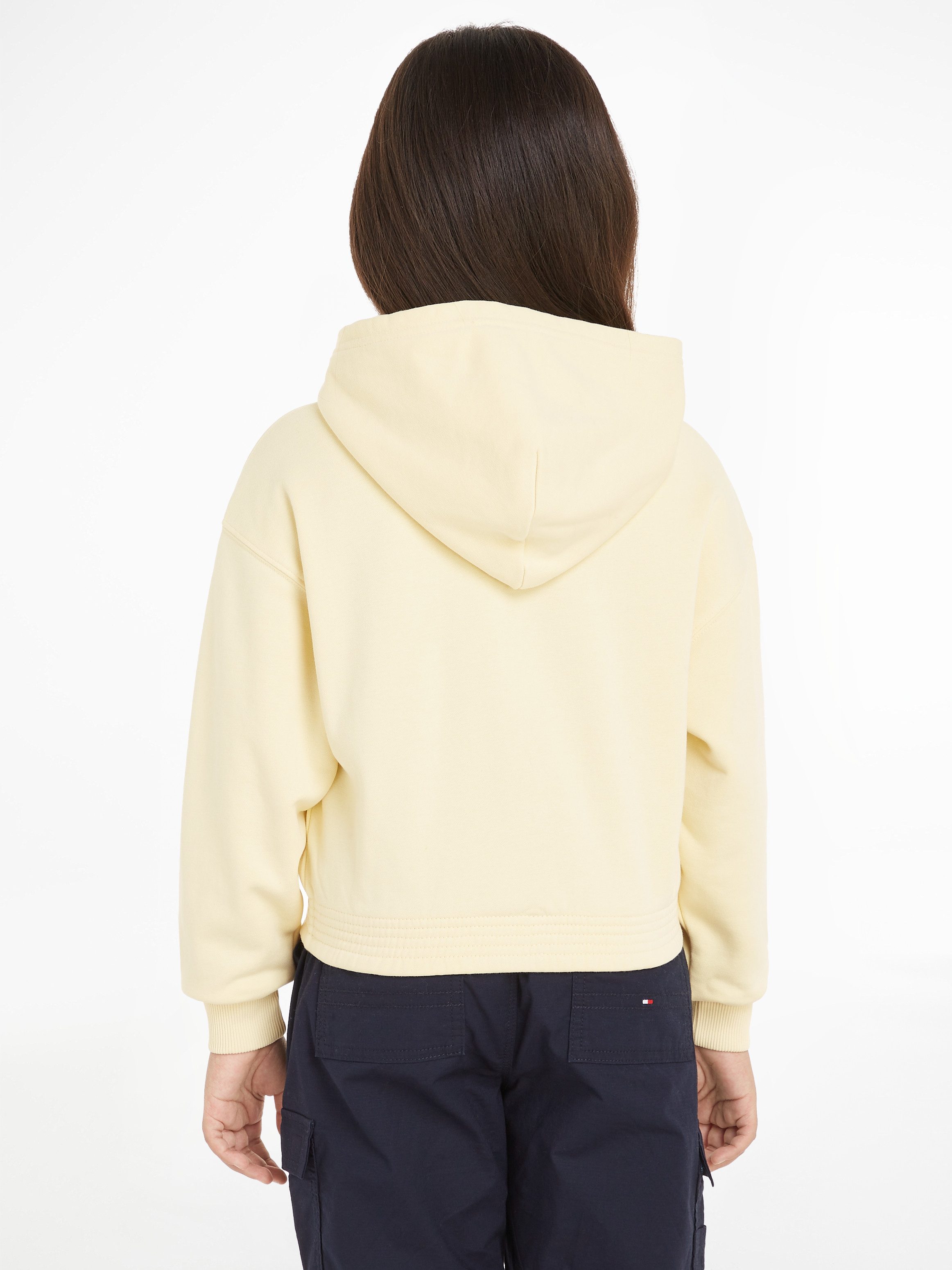 Tommy Hilfiger Kapuzensweatshirt MONOTYPE FLOCK HOODIE günstig online kaufen