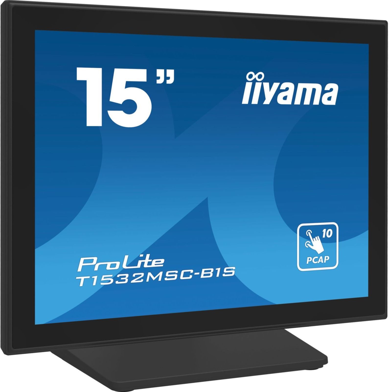 Iiyama 38.0cm (15) T1532MSC-B1S 4:3 M-Touch HDMI+DP TN retail TFT-Monitor (1024 x 768 px, XGA, 8 ms Reaktionszeit, TN, Touchscreen, Lautsprecher, HDCP)
