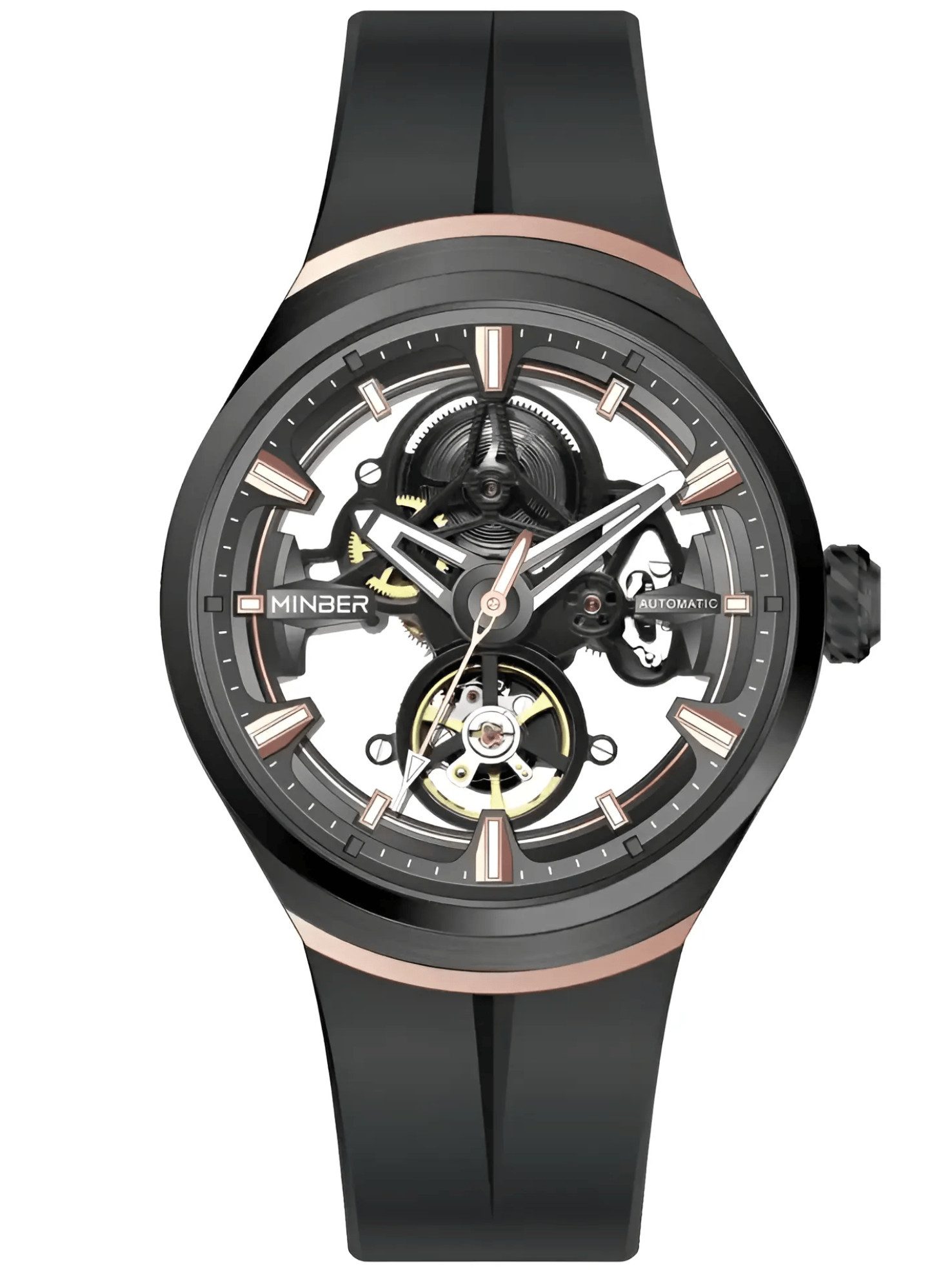 Automatikuhr Luxus Herrenuhr Skeletton Armbanduhr
