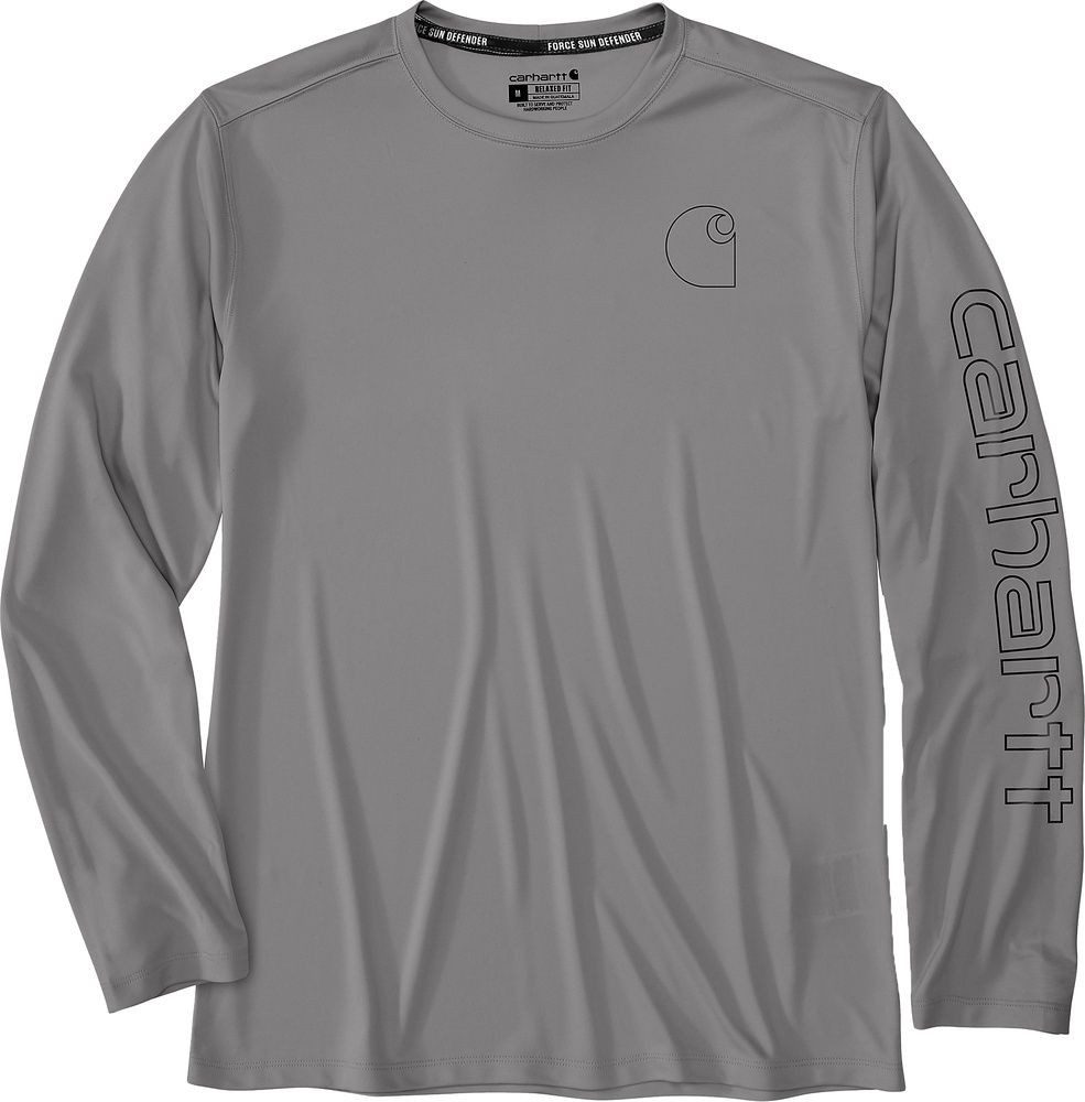 Carhartt T-Shirt Force Sun Defender™ Relaxed Longsleeve Logo T-Shirt