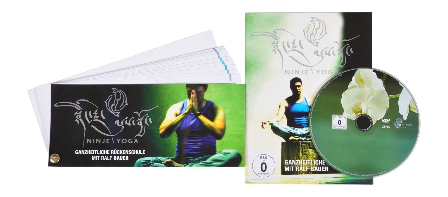 BURI Trainings-DVD DVD Rückenschule Ninje Yoga + GRATIS Handbuch mit Ralf Bauer Fitness