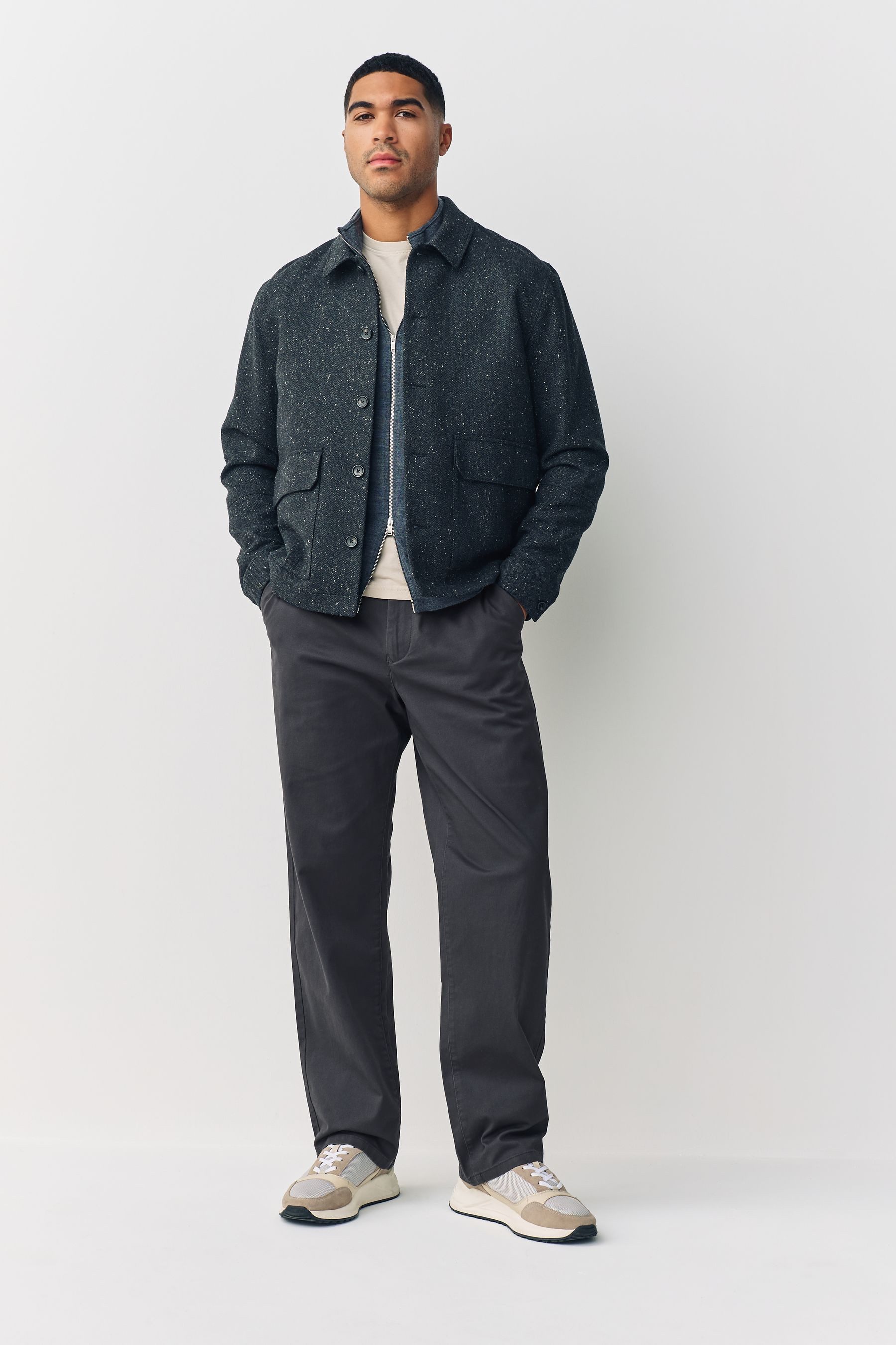 Next Chinohose Relaxed Fit Stretch-Chinohose (1-tlg)