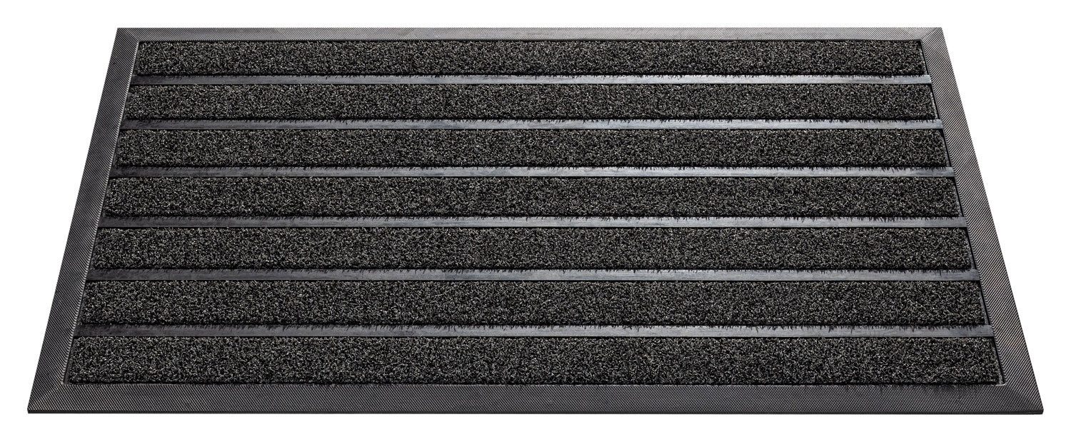 HAMAT Fußmatte BELLINI, Schwarz, 75 x 45 cm, Polypropylene, rechteckig