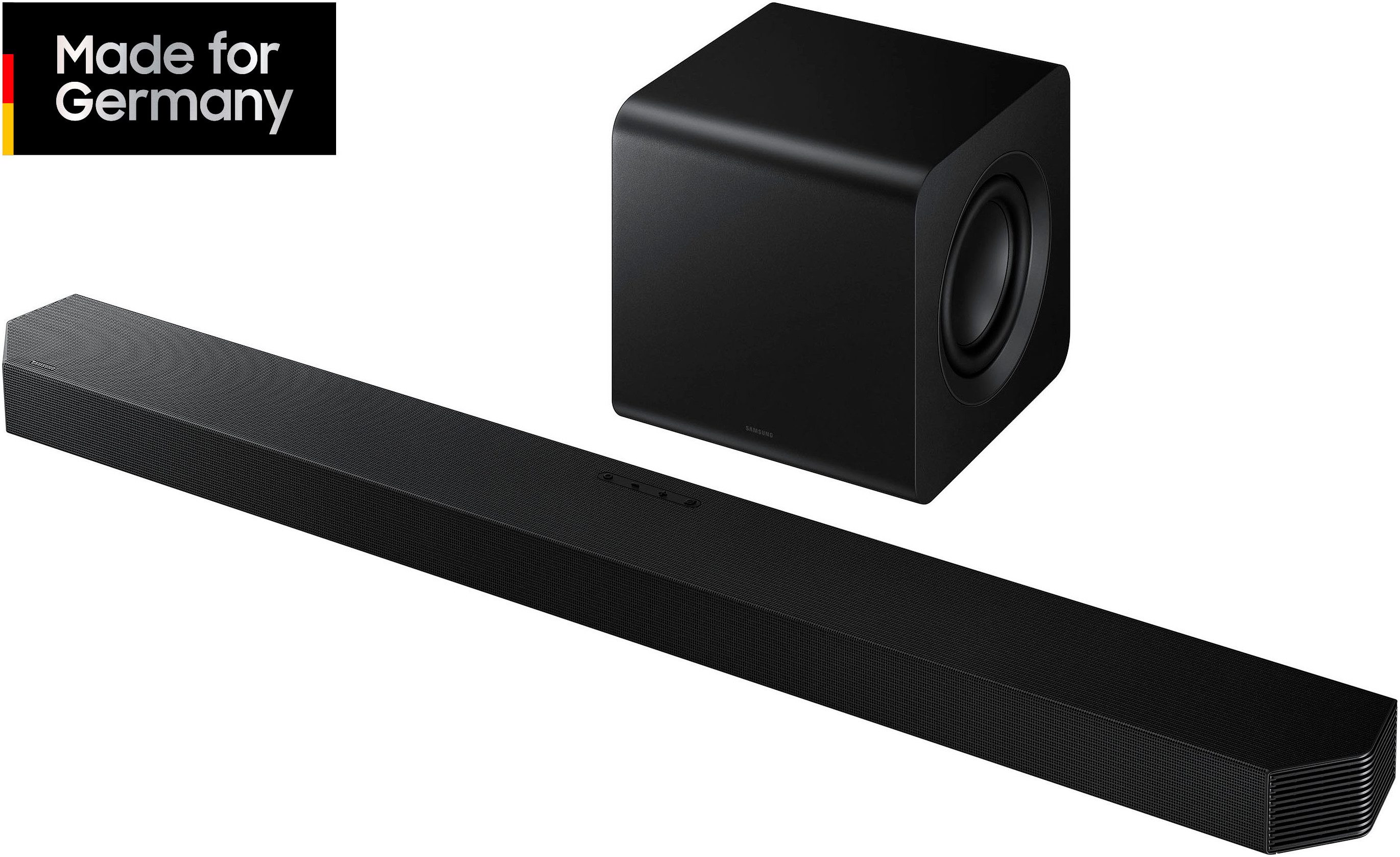 Samsung HW-Q810GF Q-Soundbar Soundbar 5.1.2 (Bluetooth, WLAN, 60 W, 5.1.2-Kanal Sound System, Kabellos Dolby Atmos I DTS:X, SpaceFit Sound)
