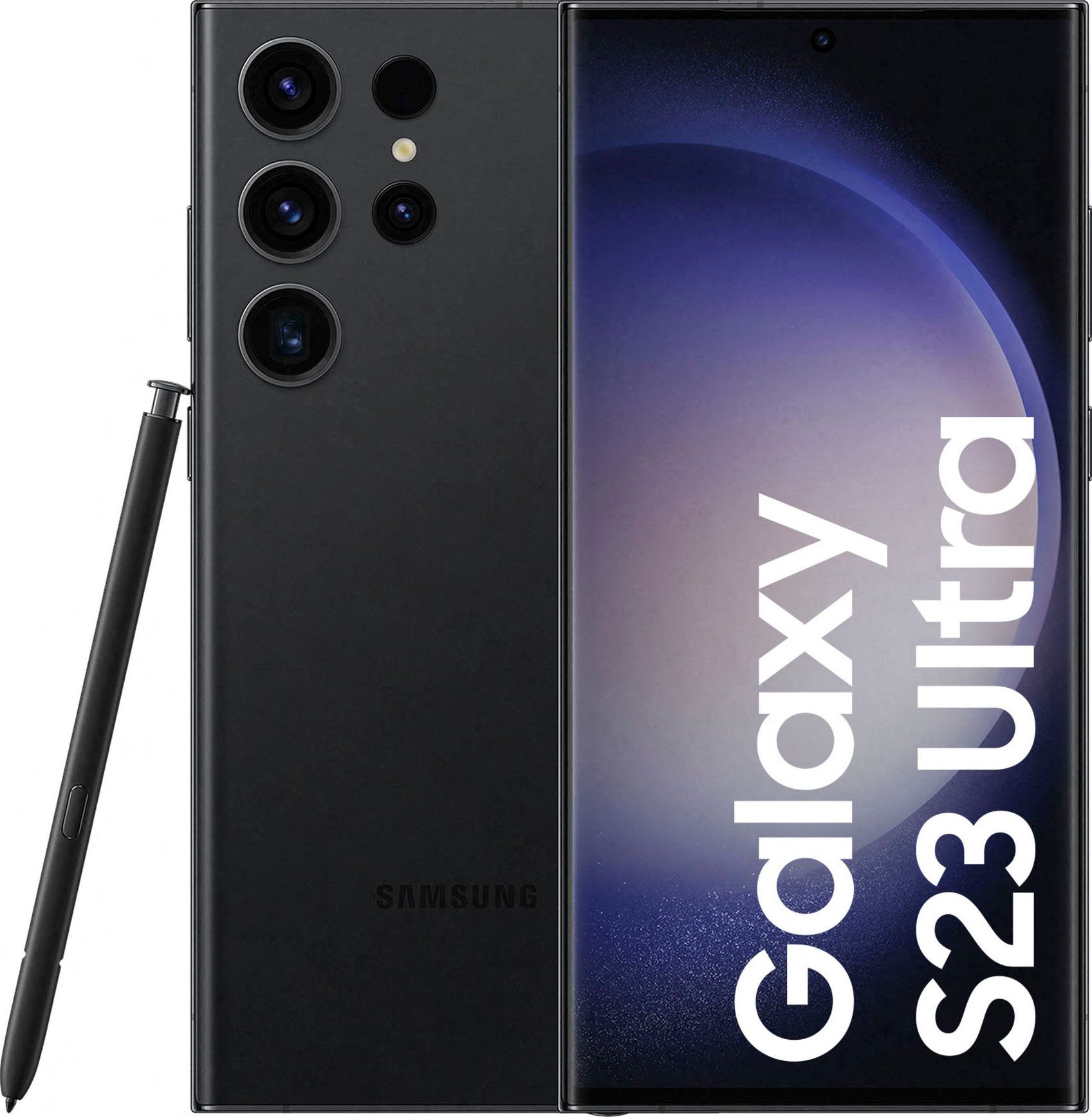 Samsung Galaxy S23 Ultra Smartphone (17,31 cm/6,8 Zoll, 512 GB Speicherplatz, 200 MP Kamera) Black
