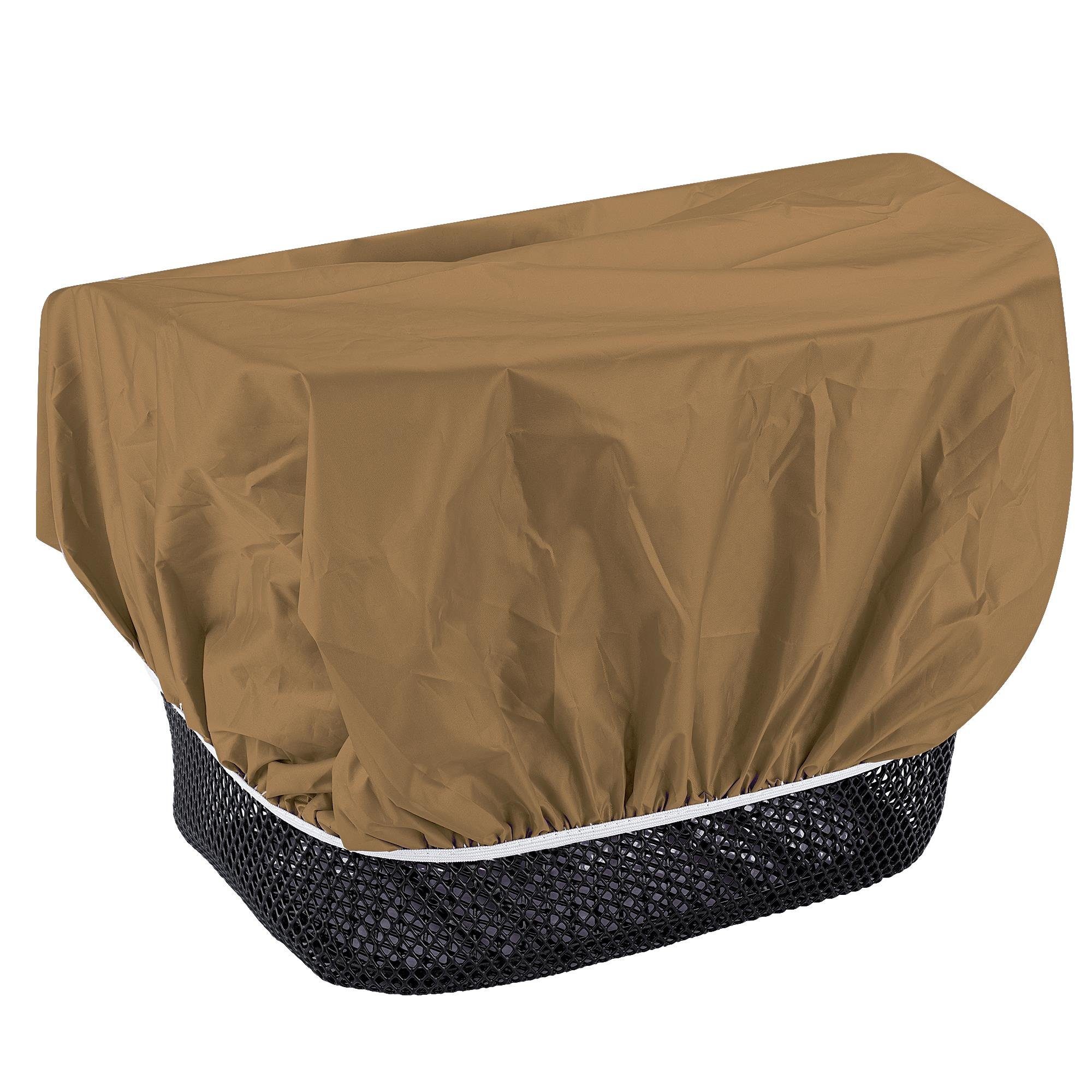 Braun CASE Regenschutz Überzug Regen Korbschutz elastisch wasserdicht Universal Korb, EAZY Regenschutzhaube für Fahrradkorb