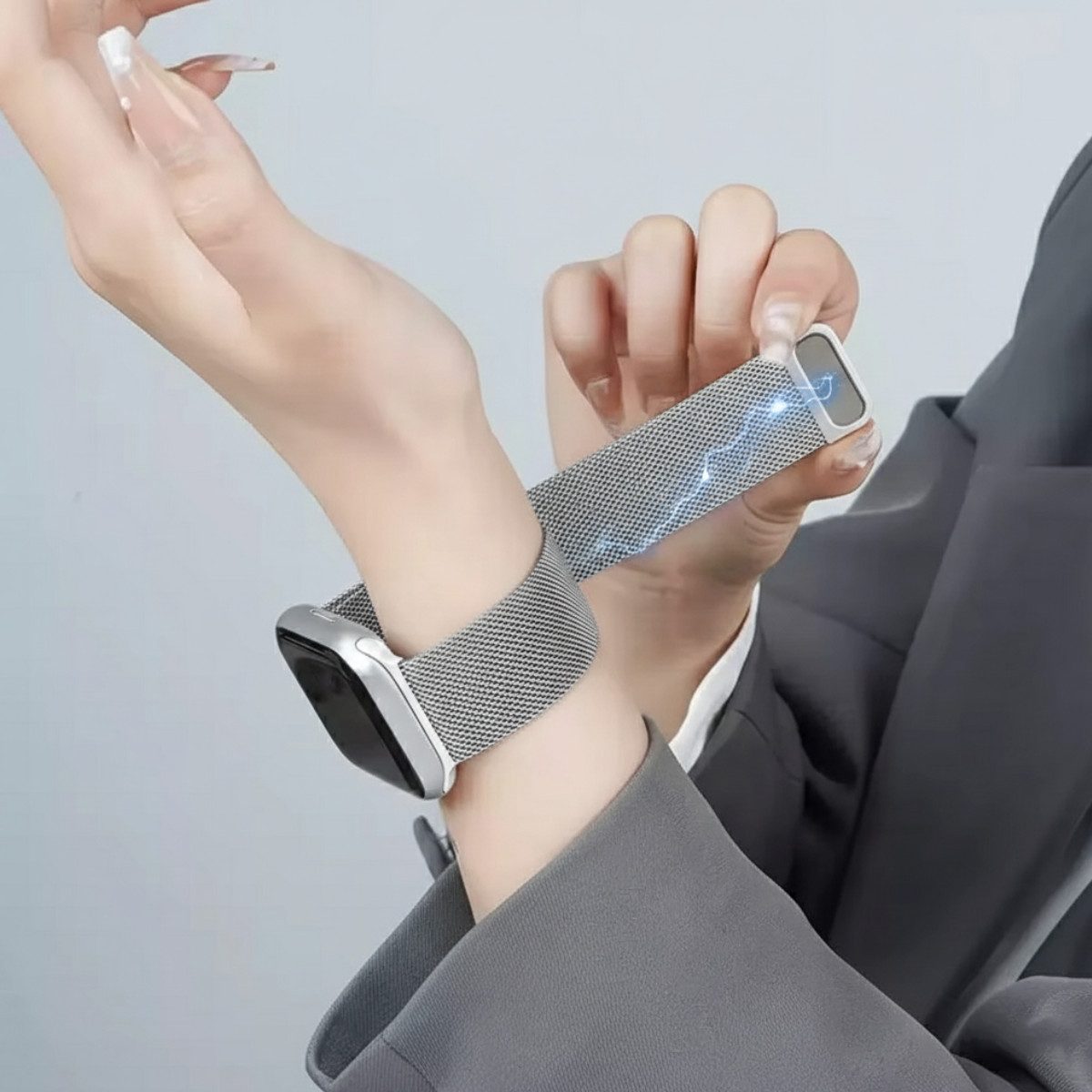 Ventarent Smartwatch-Armband Apple Watch Milanaise 38mm/40mm/41mm & 42mm/44 günstig online kaufen