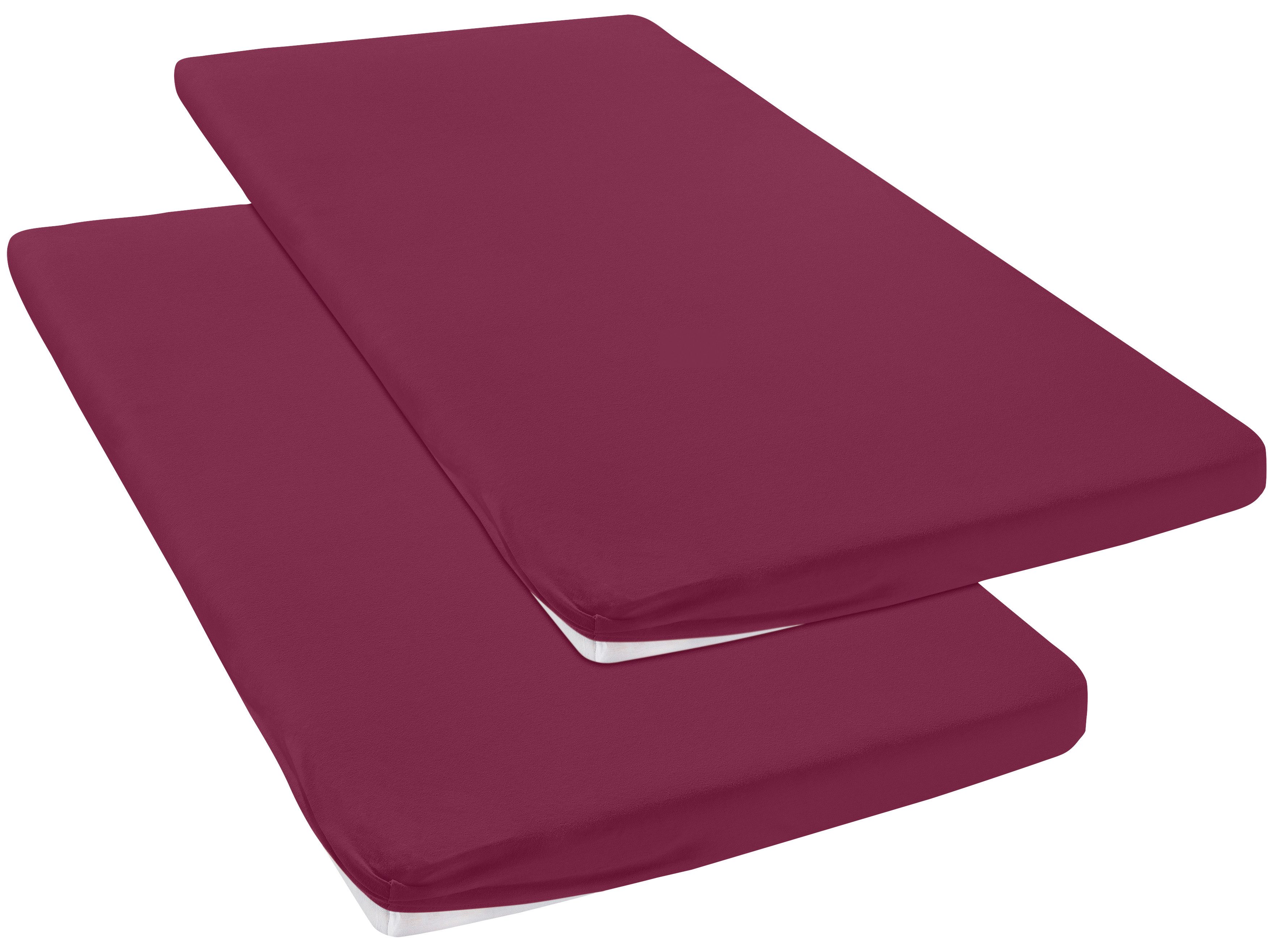 OTTO home Spannbettlaken Physalis Topper COMFORT, Jersey, Gummizug: rundum, (2 Stück), bis 10 cm Höhe, Bettlaken, Laken, in Comfort & Premium Qualität – Bild 2 von 4