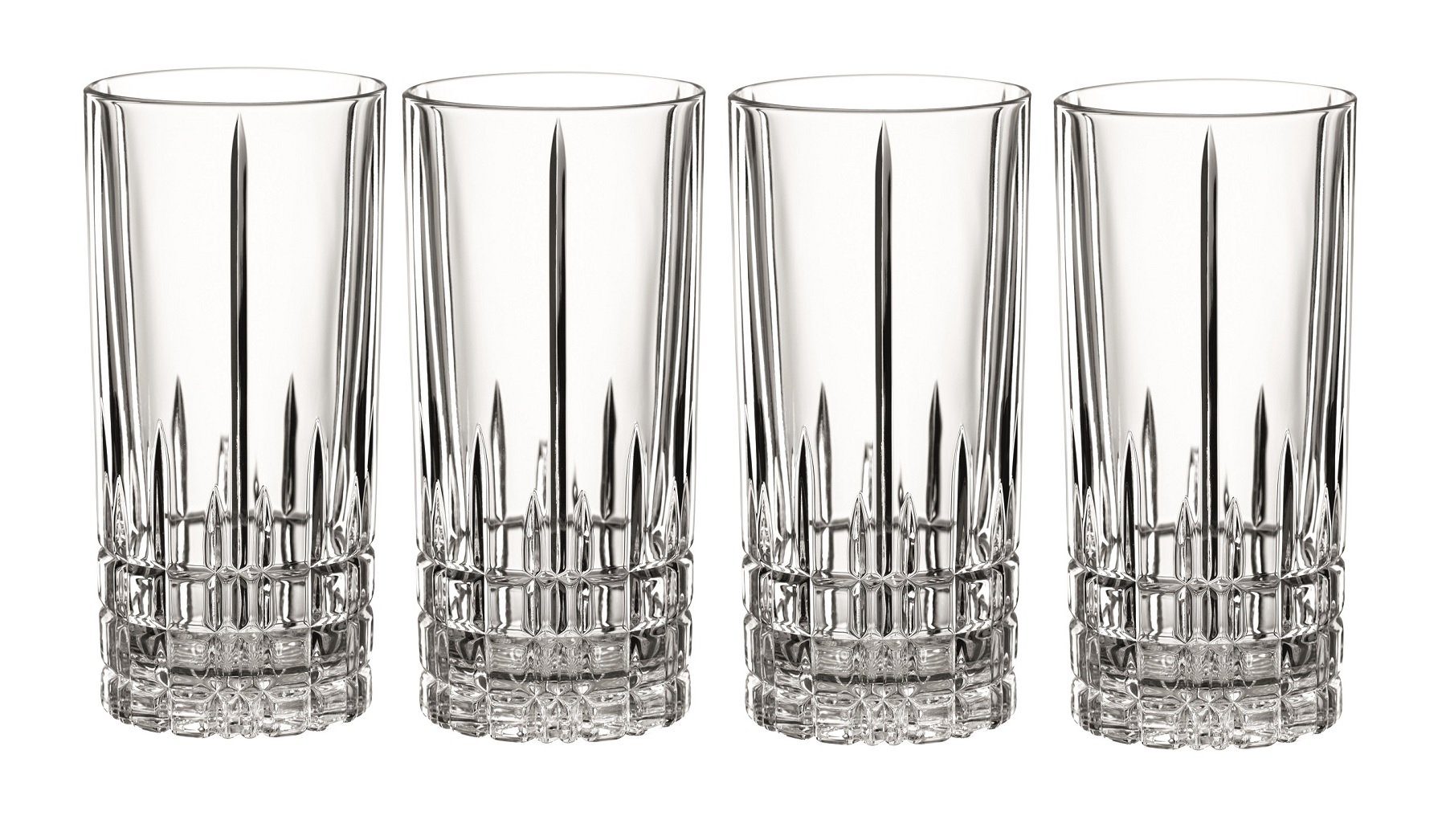 SPIEGELAU Gläser-Set Perfect Serve Collection Longdrink 4er Set 350 ml,  Kristallglas