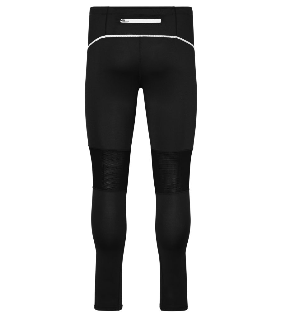 James & Nicholson Laufhose Vielseitige Herren Laufhose Running Tights JN480 Atmungsaktive Mesheinsätze