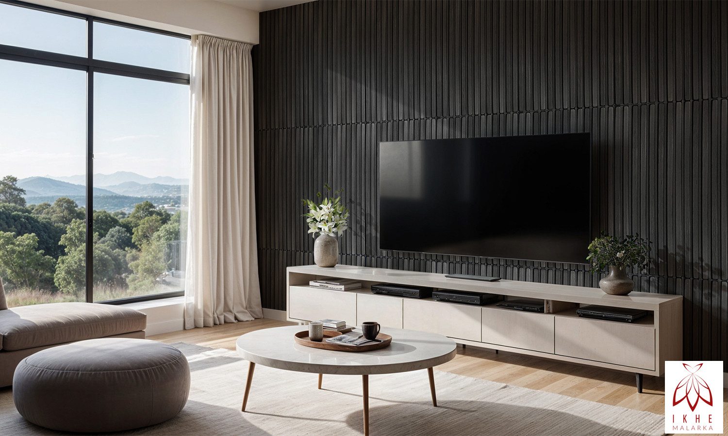 IKHEMalarka 3D Wandpaneel Betonoptik Marmor Ziegel aus Polystyrol Styropor XPS, BxL: 50,00x100,00 cm, 0,50 qm, (1 Stück, 0,5m) Deckenpaneelen - 3mm dick - 100x50cm
