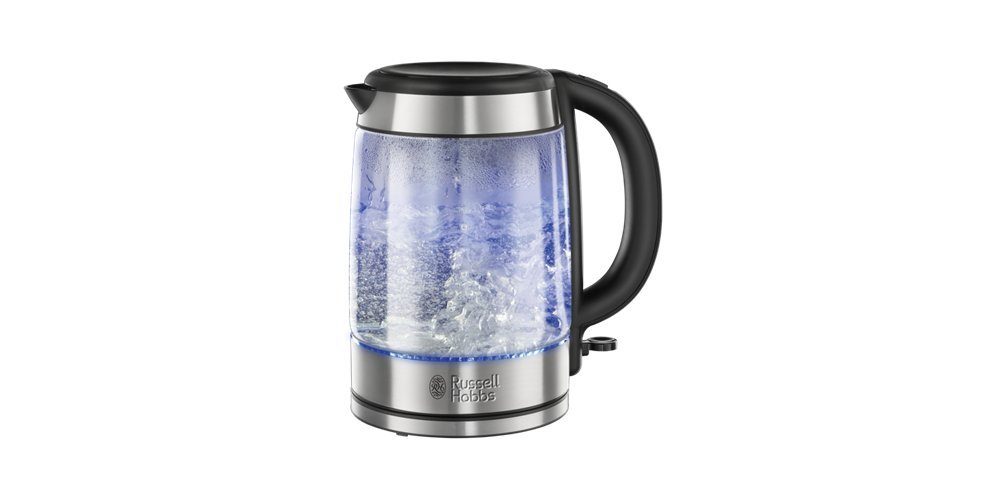 RUSSELL HOBBS Wasserkocher 21600-57, 1,7 l, 2200 W, Hochwertiger Glas-Wasserkocher aus Schott Glas