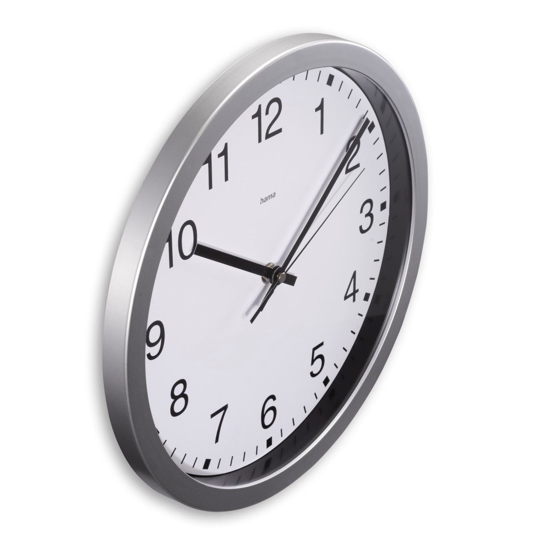Hama Wanduhr Wanduhr "Mallorca", Ø 30 cm, Silber günstig online kaufen