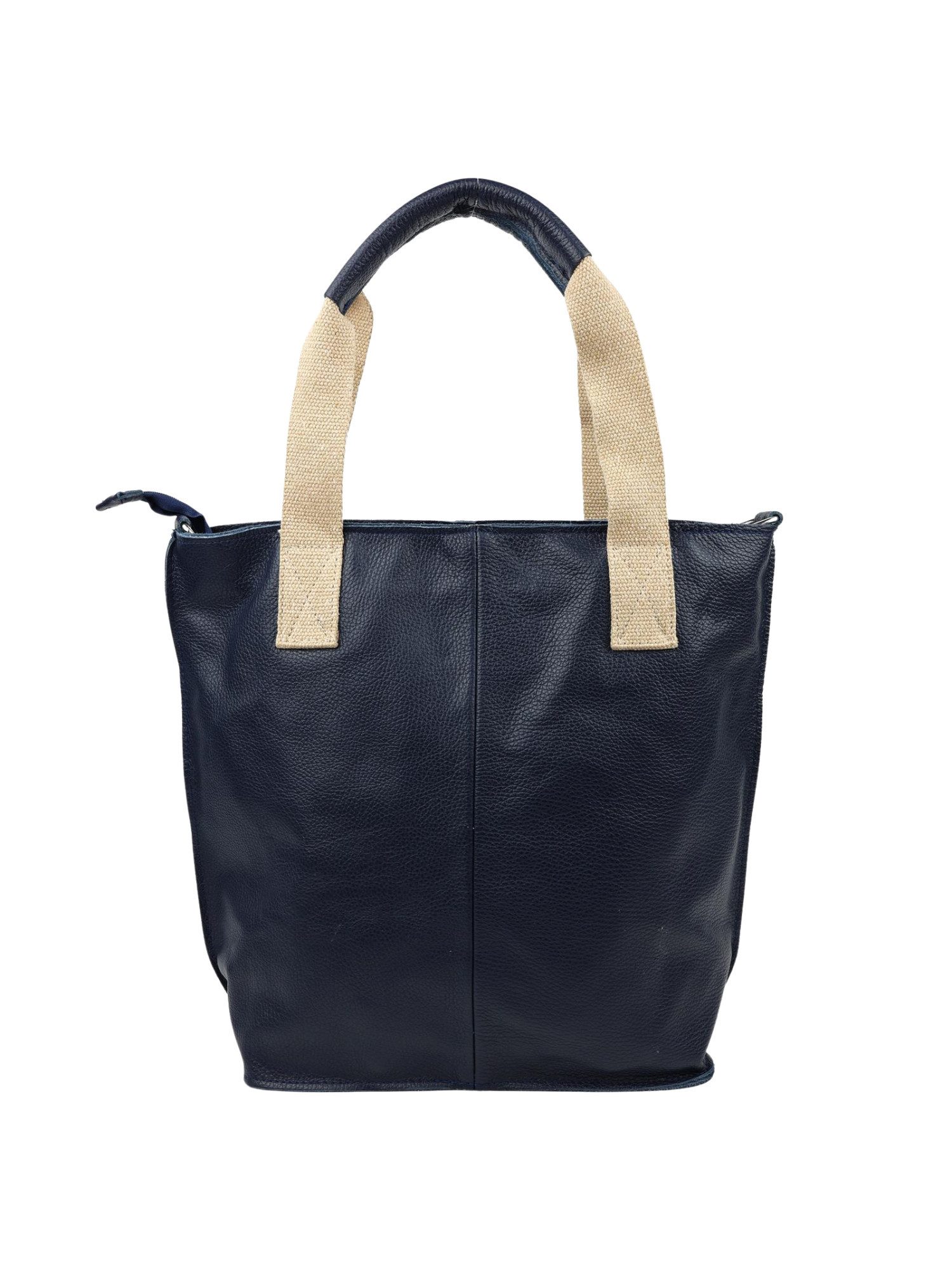 BRISE TASCHE Schultertasche Damen Ledertasche aus Echtleder mit Reißverschluss Schulterriemen, 100 % Echtleder Made in Italy Leicht & flexibel Zeitloses Design