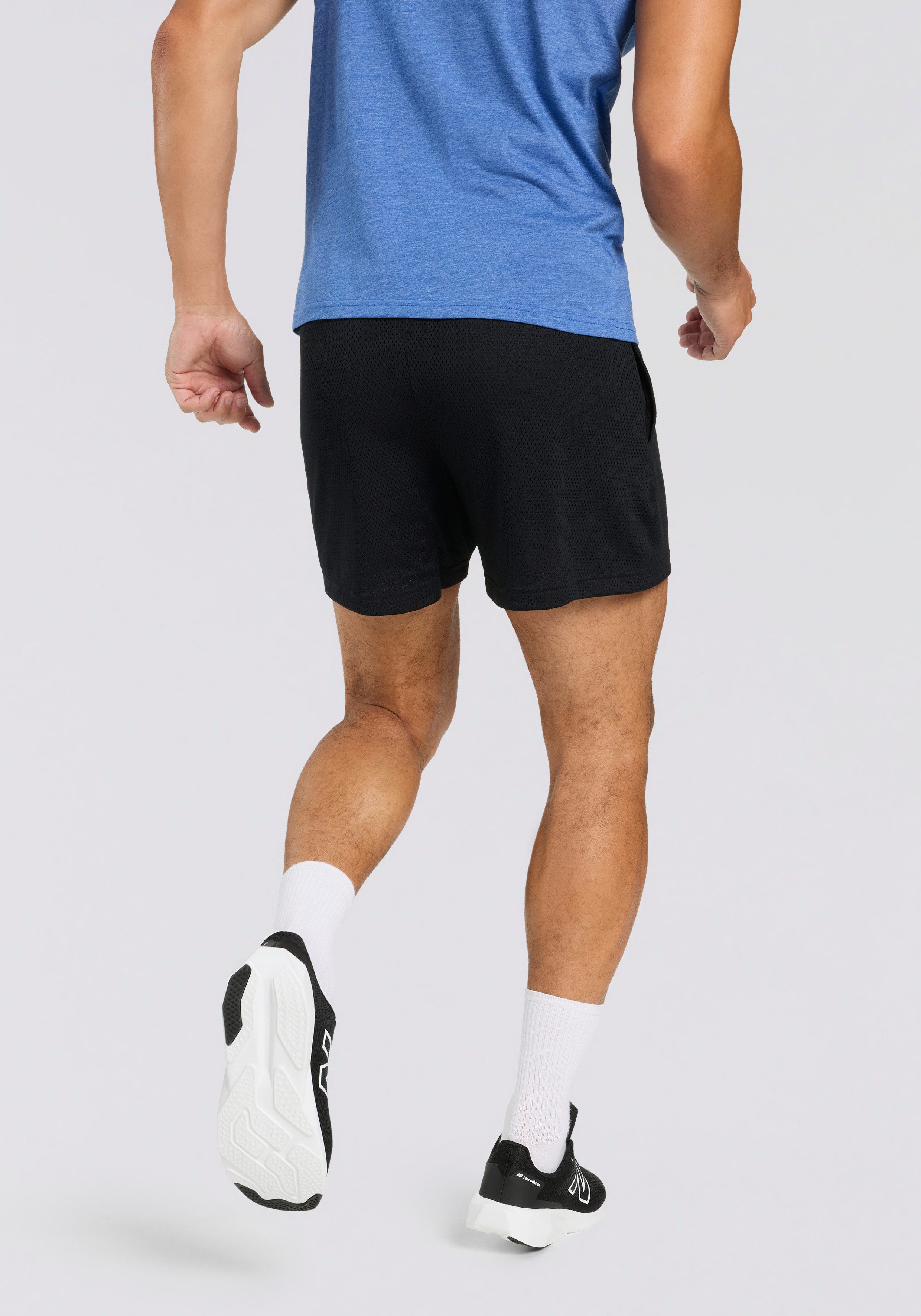 New Balance Shorts Sport Essentials Mesh Short 5" kurze Hose, leichtes Mesh-Material, atmungsaktives Material