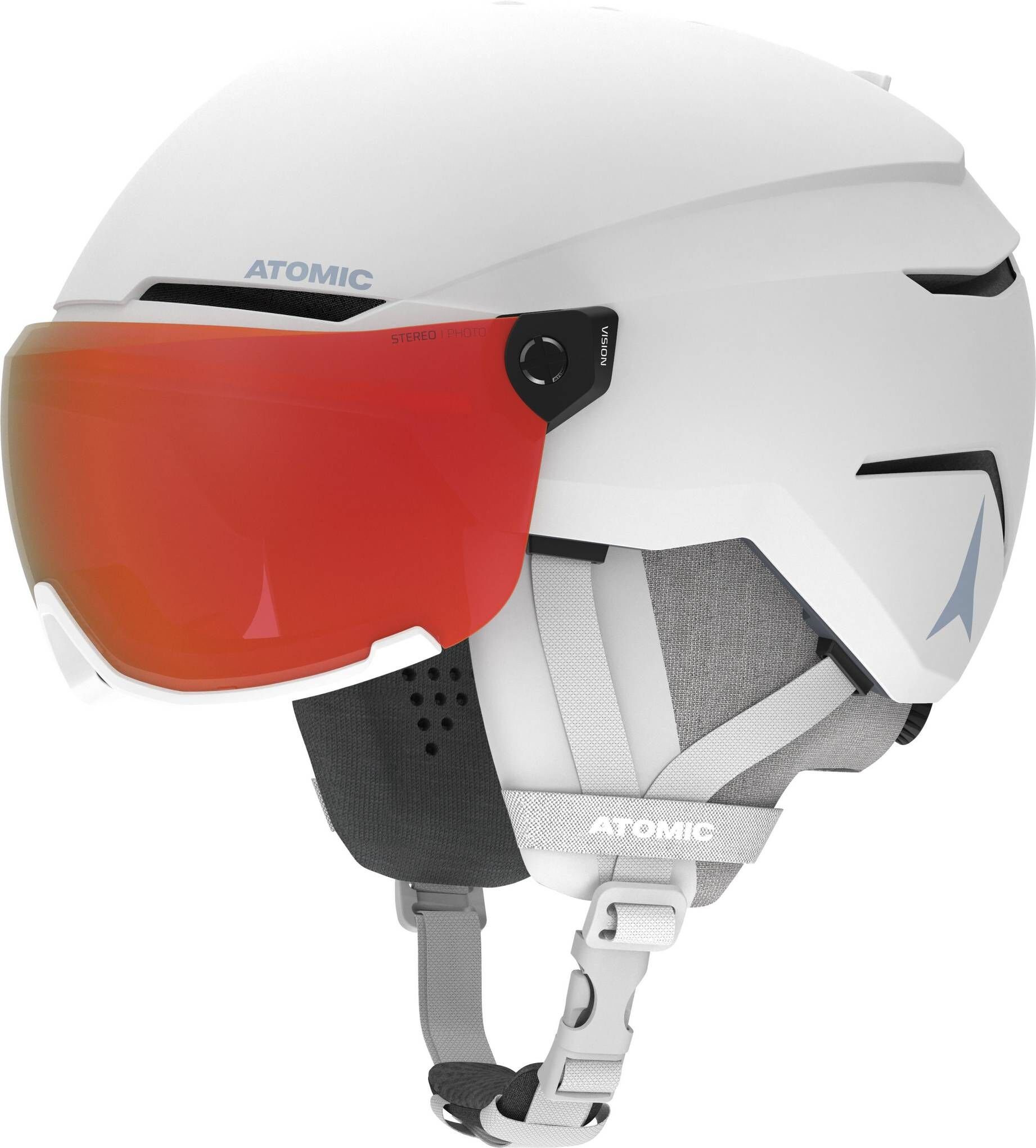 Atomic Skihelm Skihelm SAVOR VISOR PHOTO White