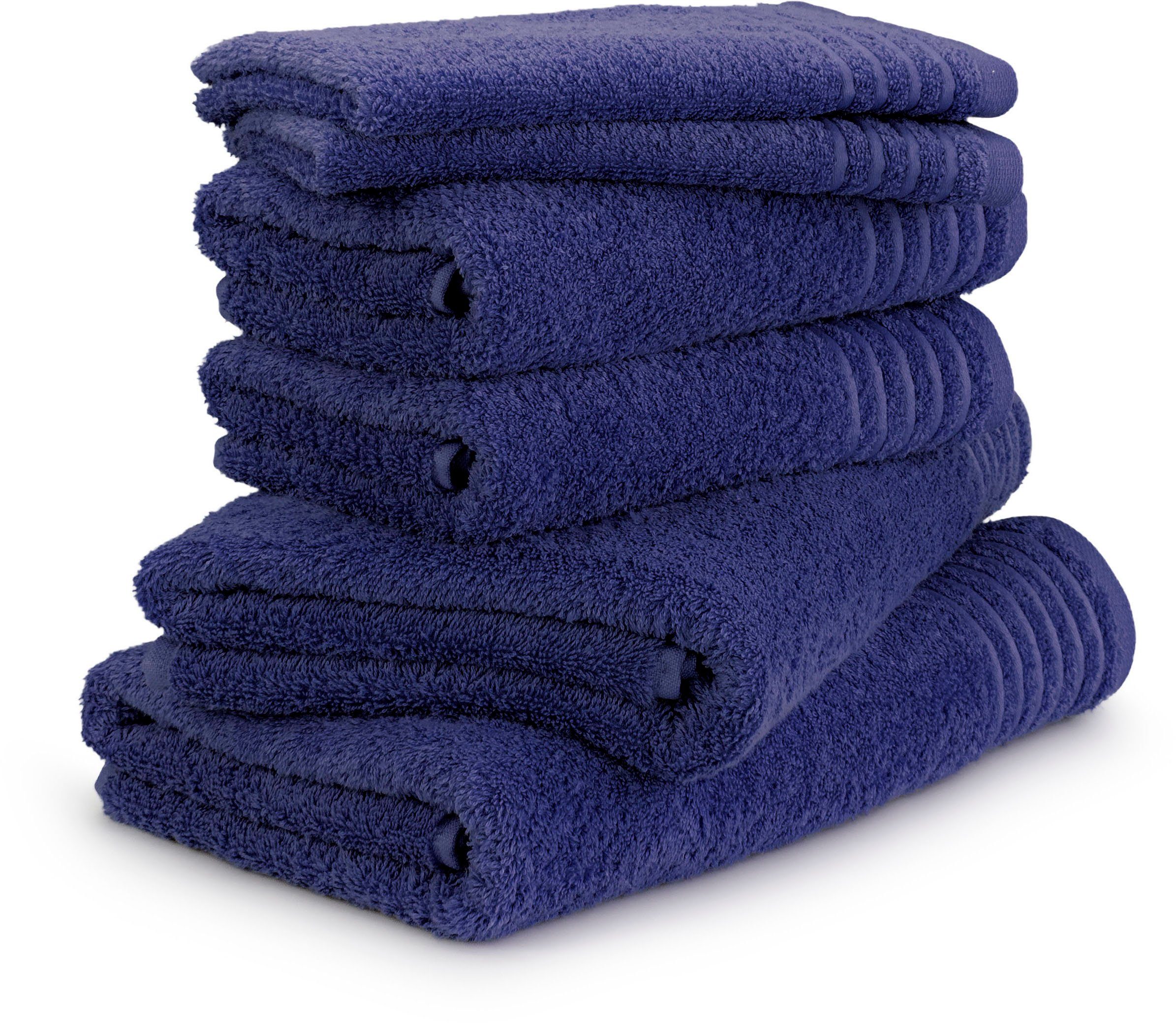 Möve Handtuch Set New Classic, Walkfrottier (Set, 6-St), 2x Gäste-, 2x Hand- und 2x Duschtücher