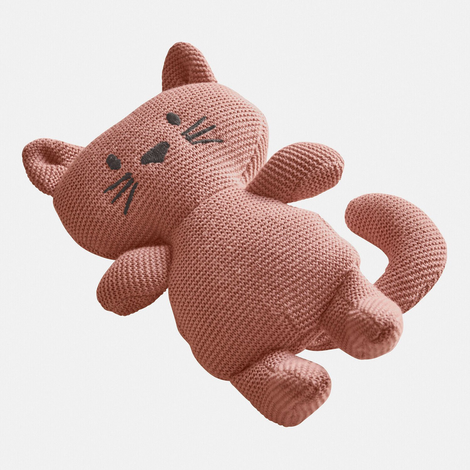 Mirabeau Tierkuscheltier Katzenspielzeug Mewlie rosé, 100% Baumwolle