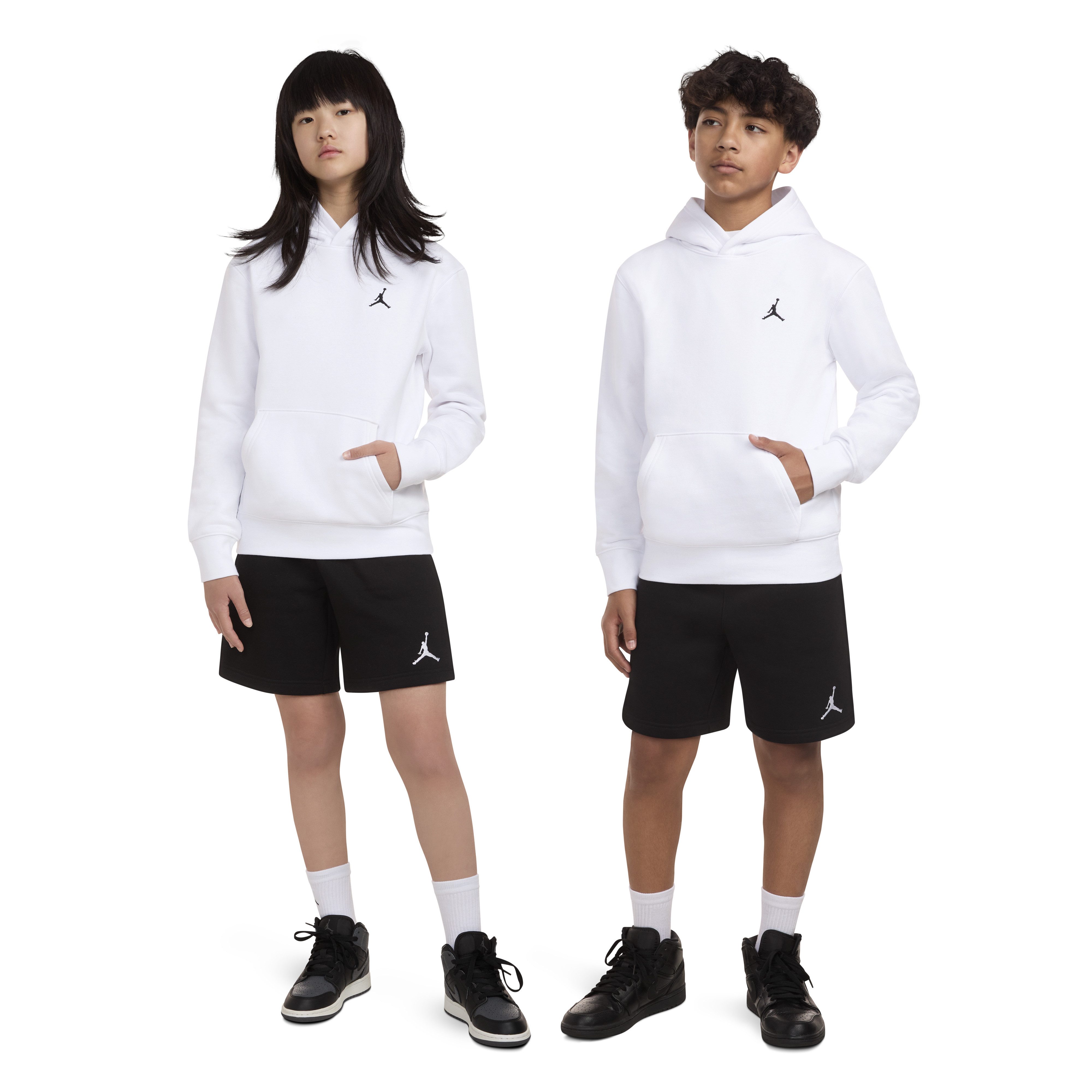 Jordan Kapuzensweatshirt JDB MJ BROOKLYN FLC PO für Kids für Kinder und Jugendliche, mit Kängurutasche, ohne Verschluss