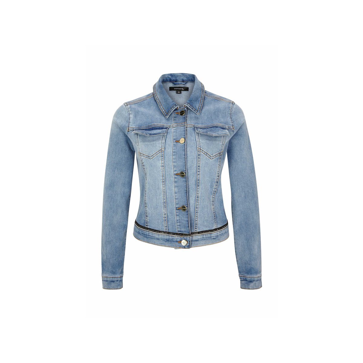 Comma Jeansjacke blau (1-St)