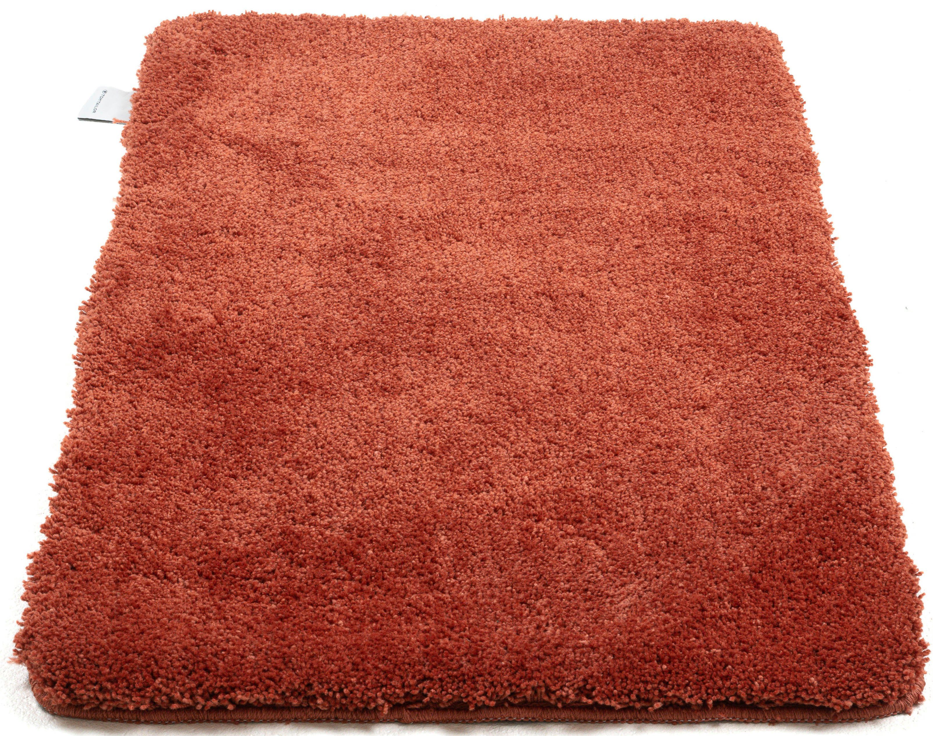 Badematte Cozy Bath UNI TOM TAILOR HOME, Höhe 27 mm, rutschhemmend beschichtet, fußbodenheizungsgeeignet, Polyester, rechteckig, Badteppich, Uni Farben, rechteckig, rund & oval erhältlich