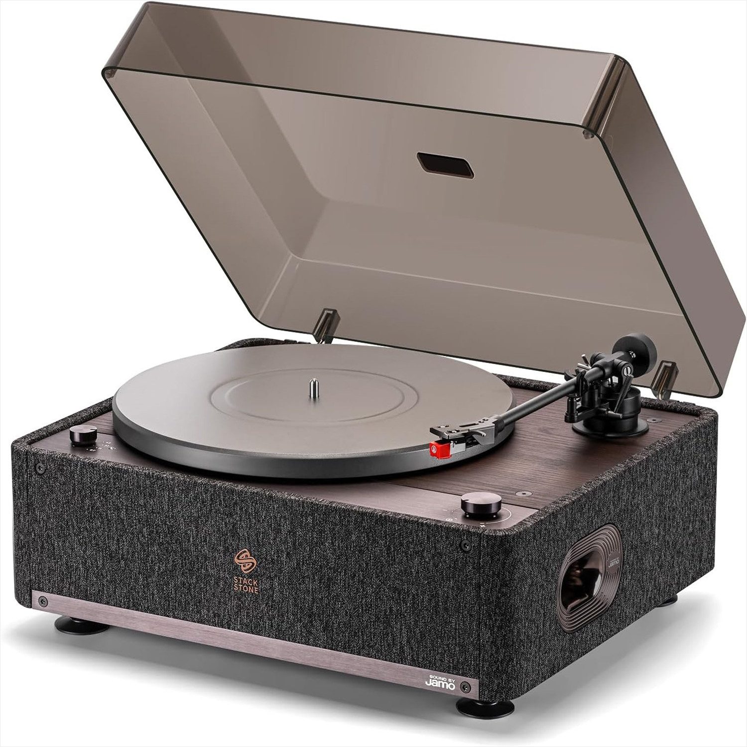 STACK STONE Vinyl Plattenspieler mit Lautsprecher,Schallplattenspieler Bluetooth Plattenspieler (WLAN, Bluetooth 5.3, AT-91R Magnetsystem)