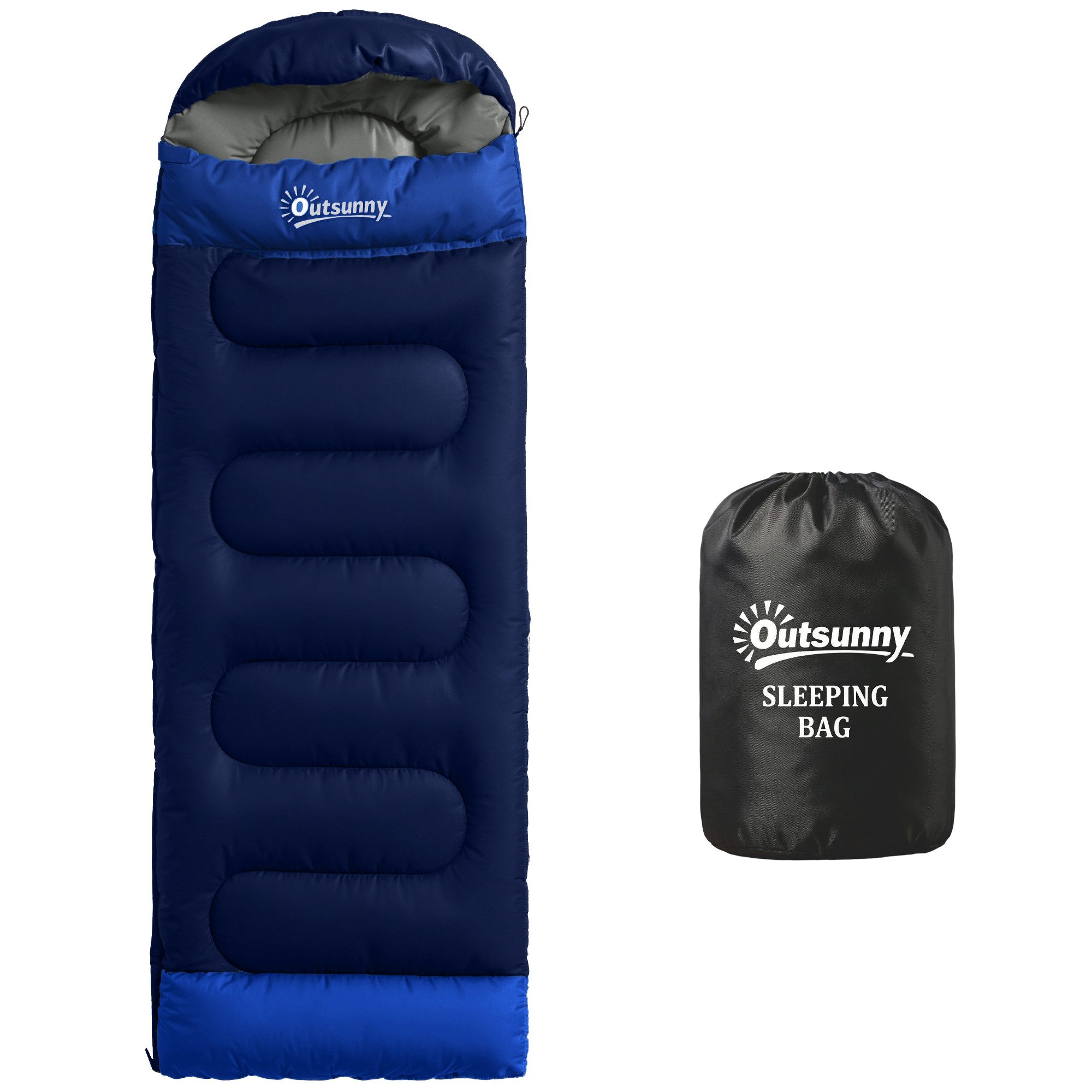 kowdom Mumienschlafsack Schlafsack für Erwachsene, leicht & kompakt, 0-25°C, 215 cm (Schlafsack, Einzelschlafsack mit Tragetasche), Schlafsack, 0-25°C, 215x75 cm, leicht, kompakt