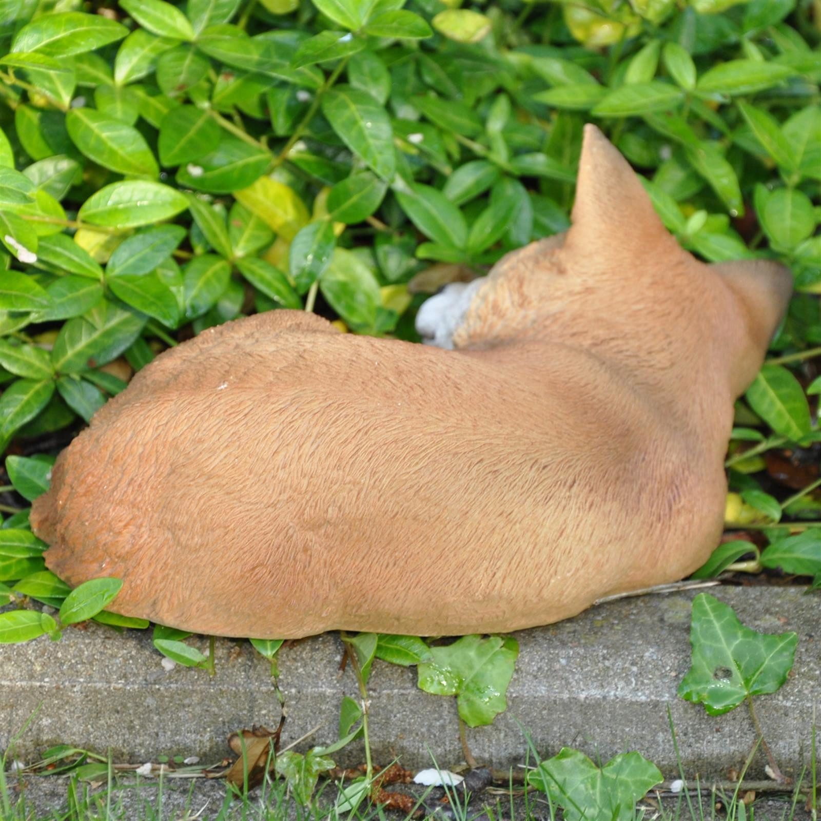 dazikemo Gartenfigur Dekofigur Gartenfigur schlafender Fuchs – Bild 5 von 5