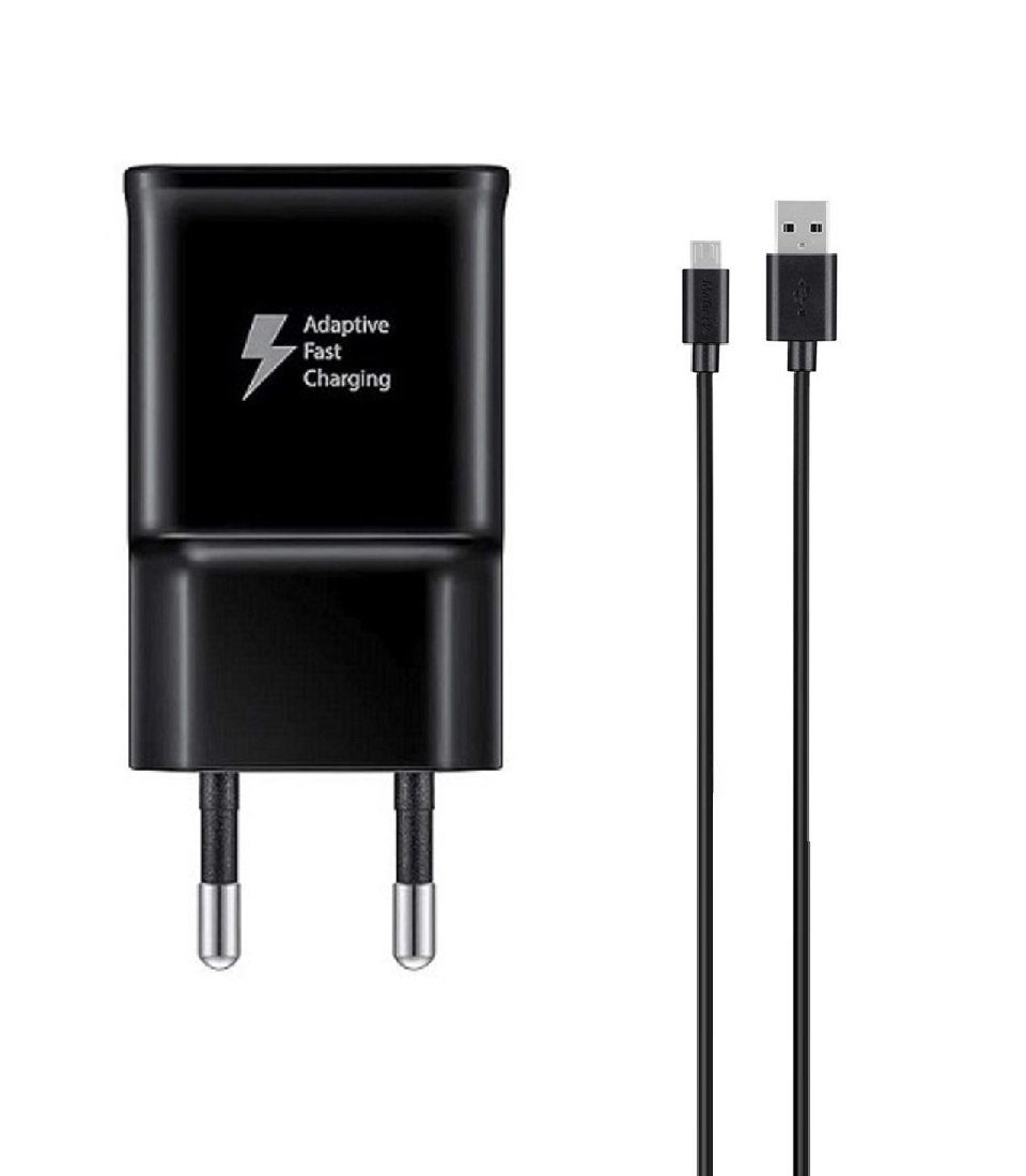Ventarent Ladekabel passt für Samsung Galaxy S4 S5 S6 S7 Mini Note Edge PS4 PS5 USB-Ladegerät (1670,00 mA, Set, 2-tlg., 1x Adapter USB-A 15 Watt + 1x Ladekabel USB-A auf Micro USB, Netzteil mit fast charging + Ladekabel geeignet für Spielkonsole)