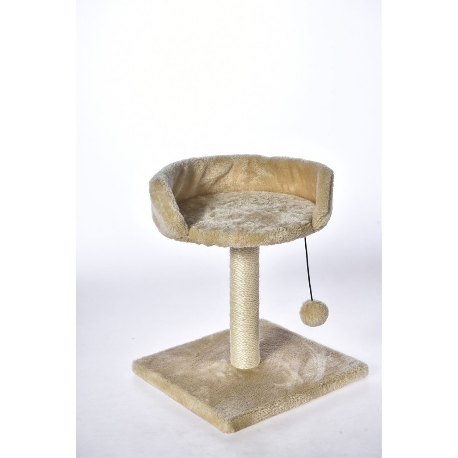 BURI Kratzbaum Katzenkratzbaum Bett Beige Maße 34x34x43cm Klettern Spielen günstig online kaufen