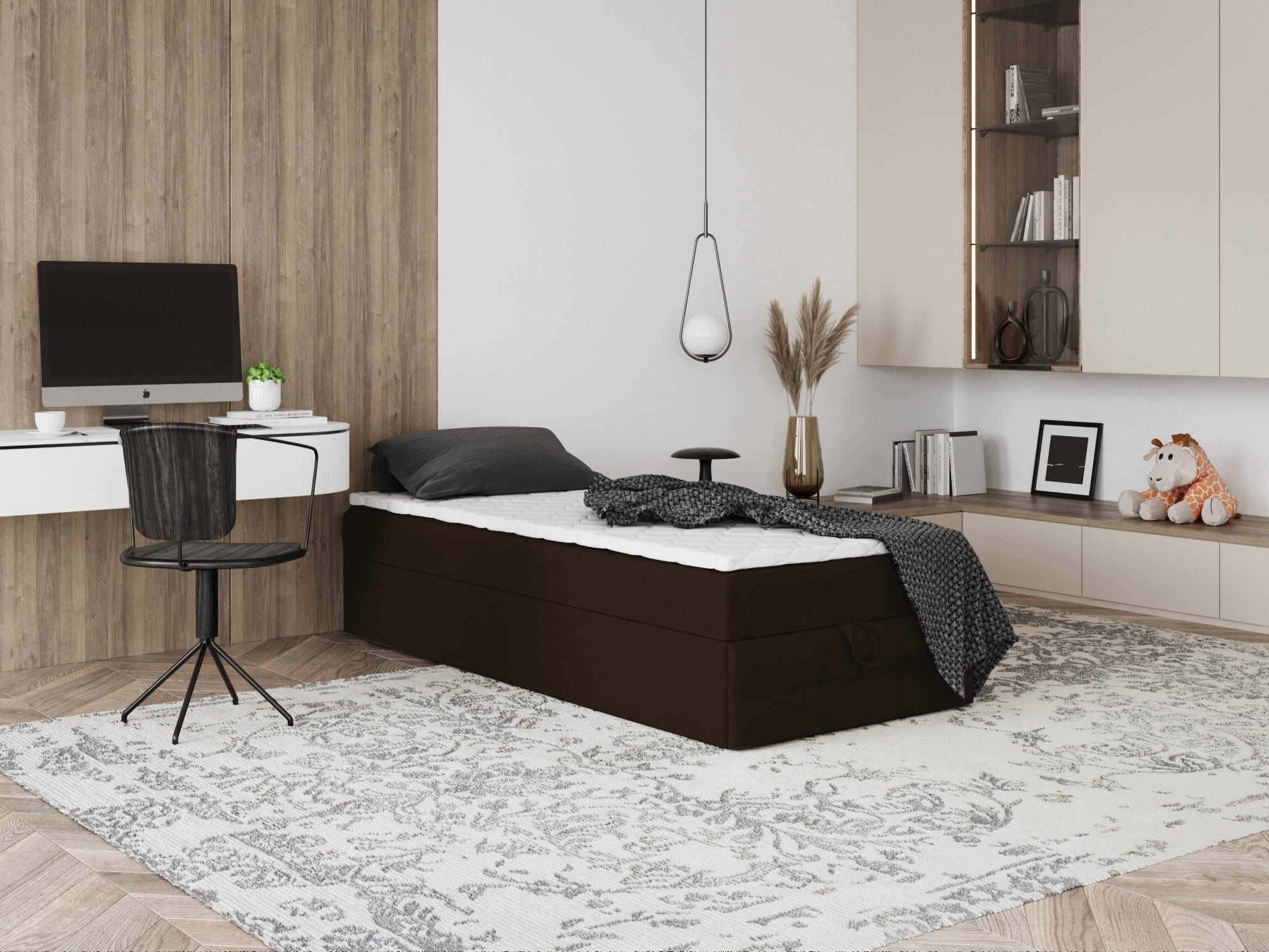 Godre Boxspringbett mit Bettkasten EWORA MINI günstig online kaufen