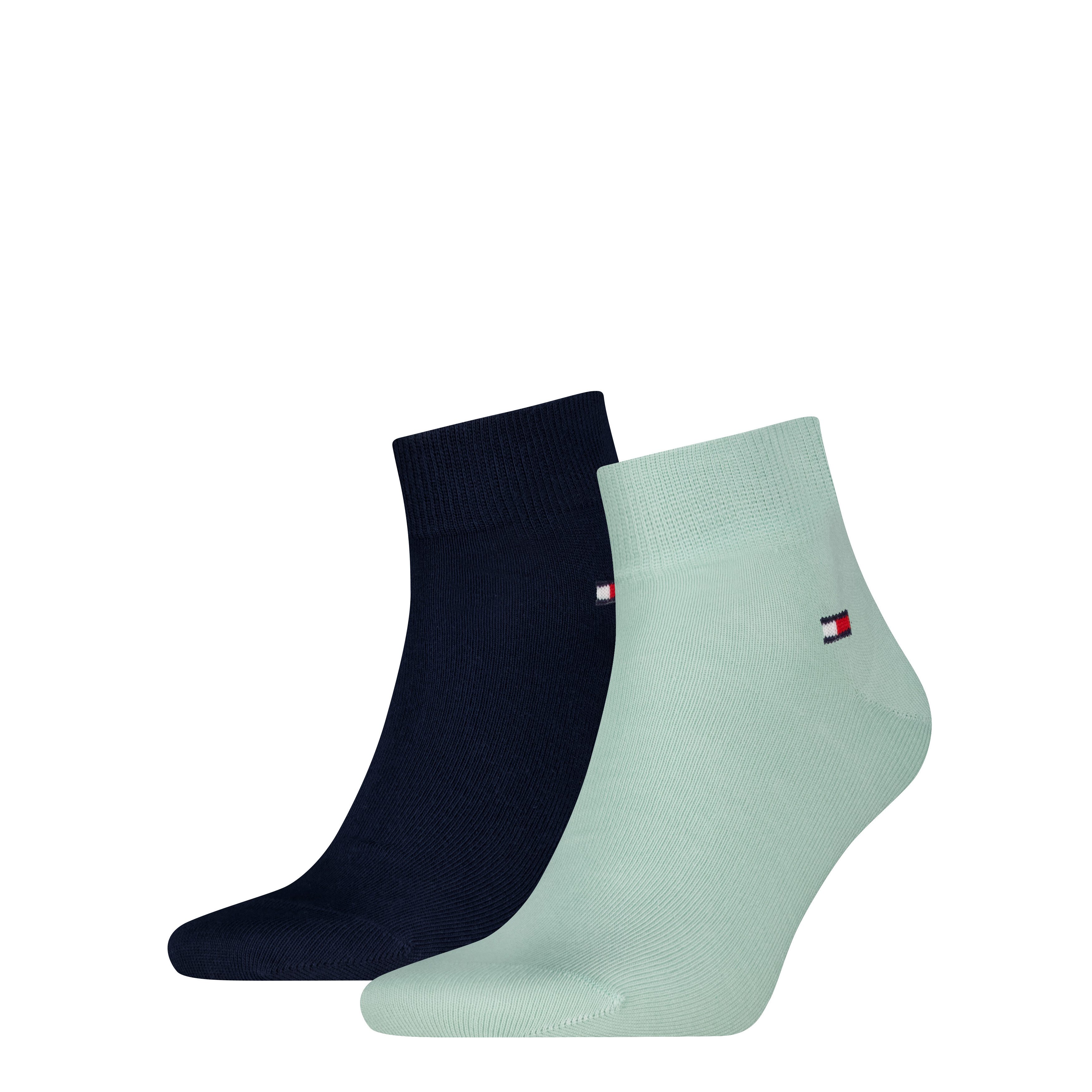 Tommy Hilfiger Kurzsocken TH MEN QUARTER 2P (2 Paar) weicher, elastischer R günstig online kaufen