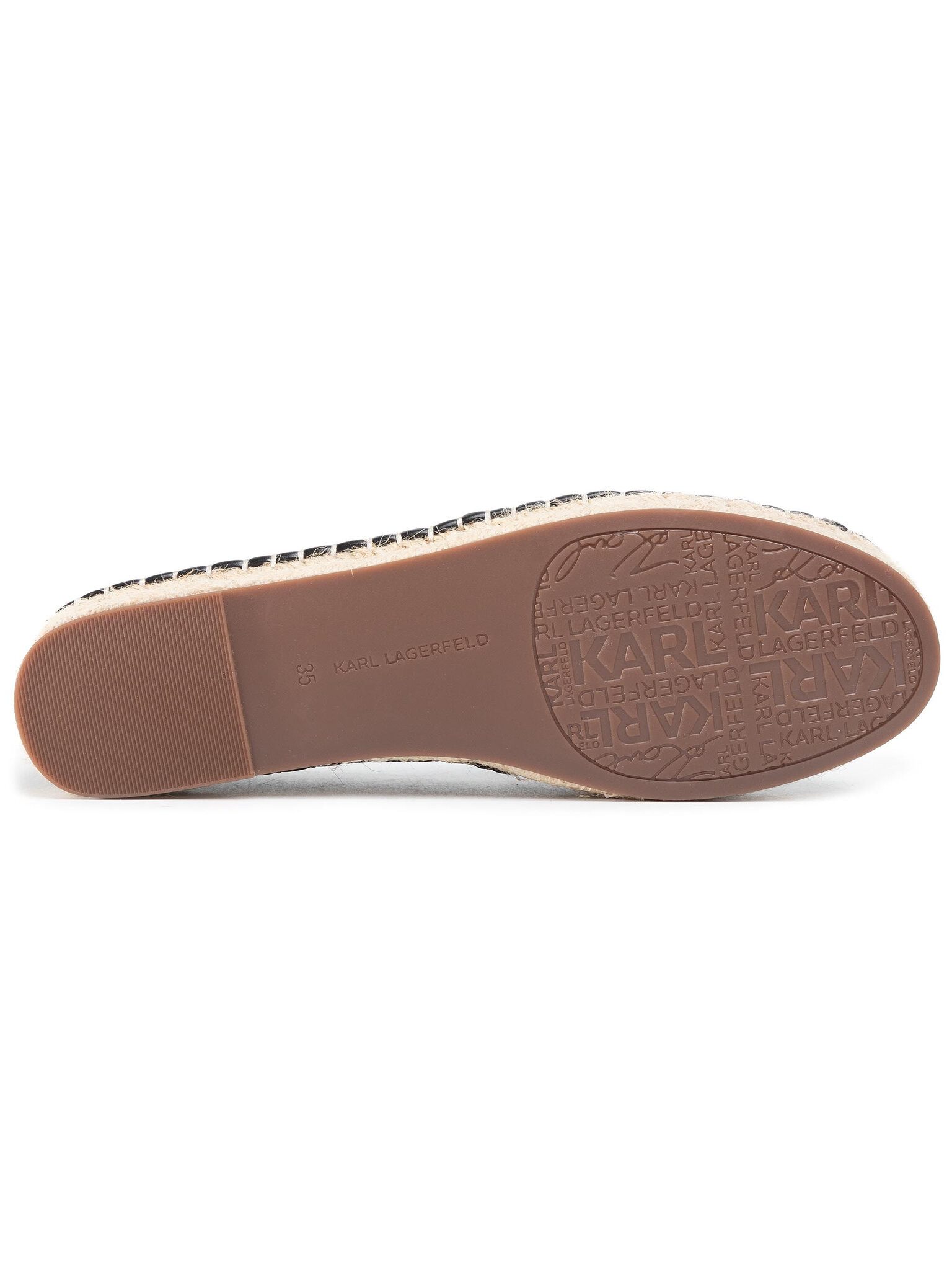 KARL LAGERFELD Karl Lagerfeld Damen Espadrilles KARL LAGERFELD-KL80108 Schwarz Espadrille