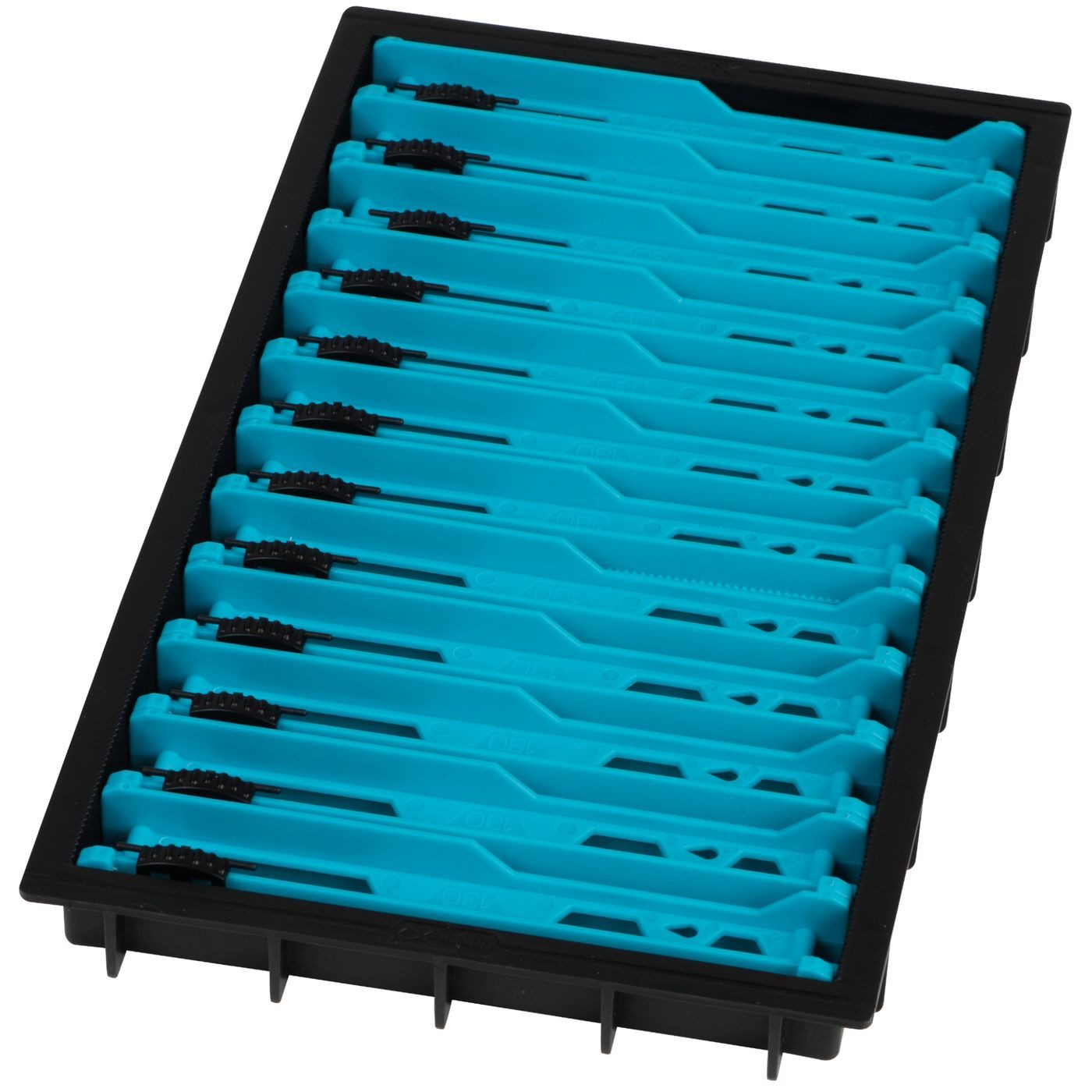 Angelkoffer Fox Matrix Pole Winder Tray Loaded + 12 Winders 13cm - Aufwickler