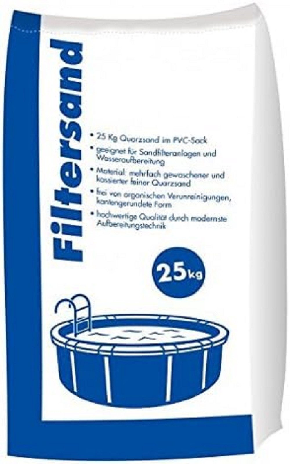 Hamann Mercatus GmbH Filtersand Hamann Mercatus Filtersand 0,4-0,8 mm 25 kg