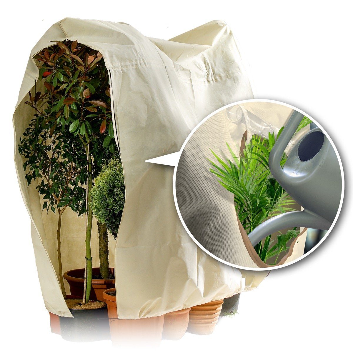 Bio Green Wintervlies Winterschutz für Kübelpflanzen "Jumbo Window" H