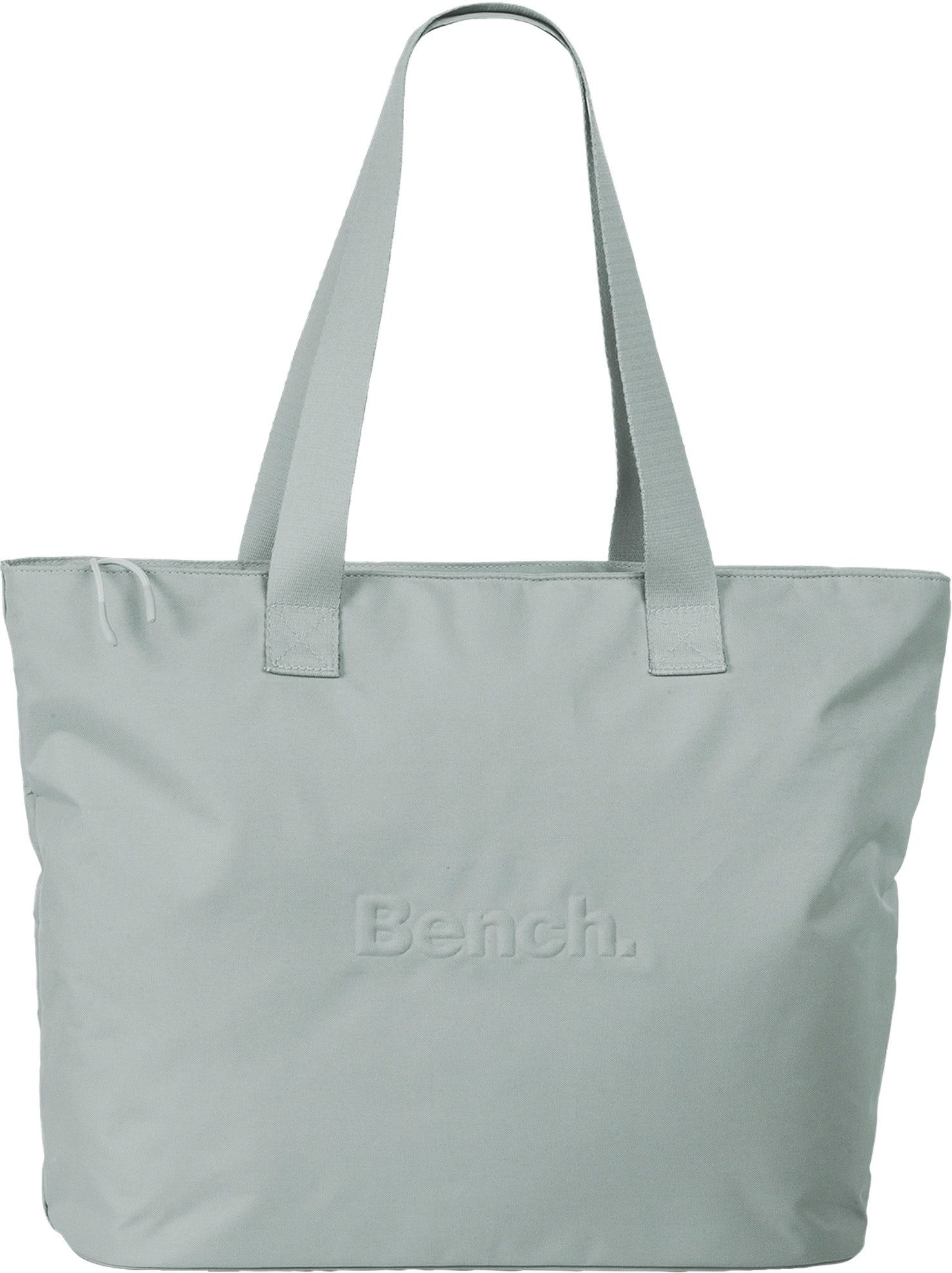 Bench. Shopper Bench Tasche hellgrau Shopper mittel (Shopper), Damen, Jugend Shopper Polyester, hellgrau ca. 48cm x ca. 34cm