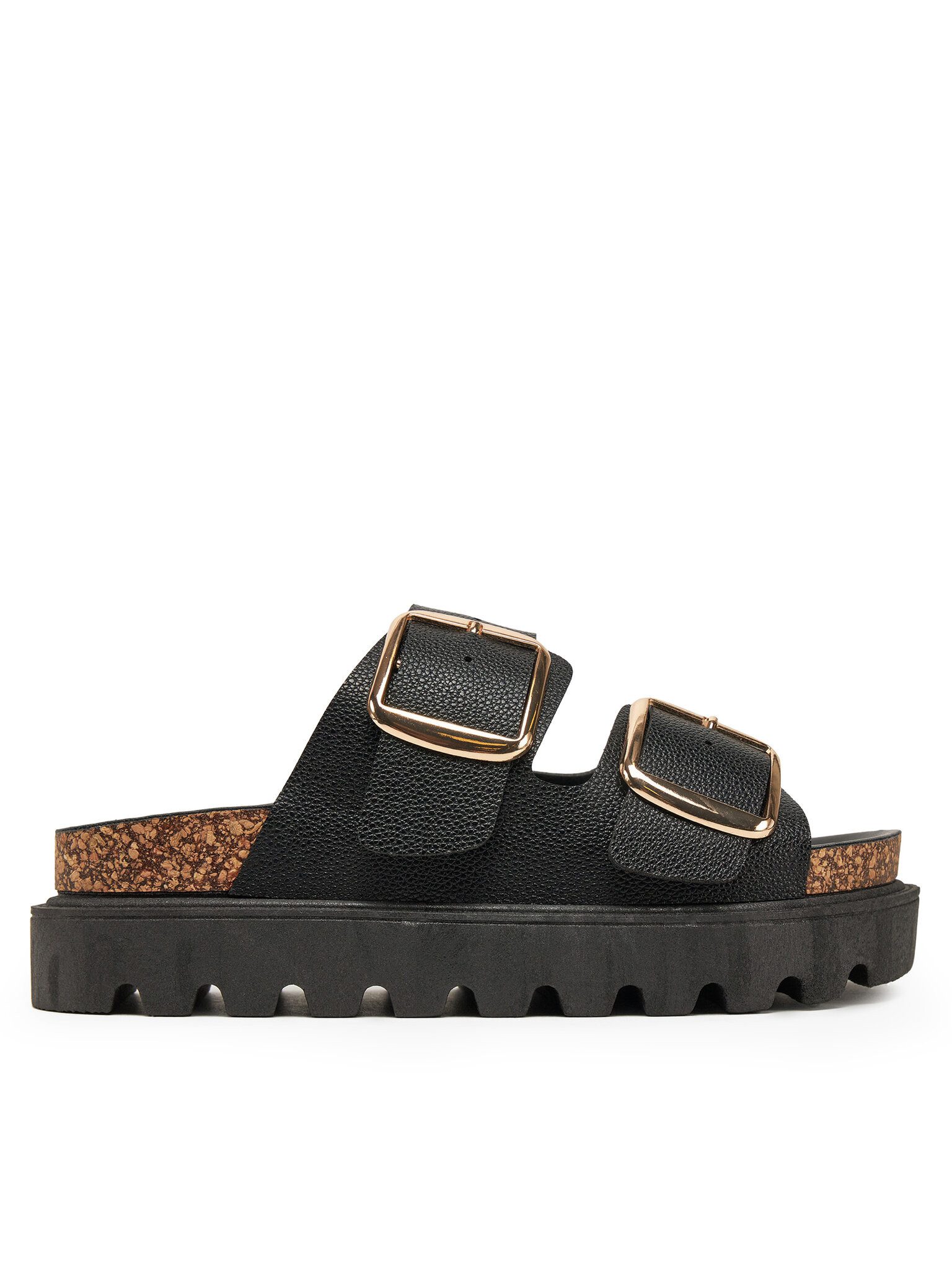 DeeZee Deezee Damen-Flip-Flops Schwarze W24Q11802 Badepantolette