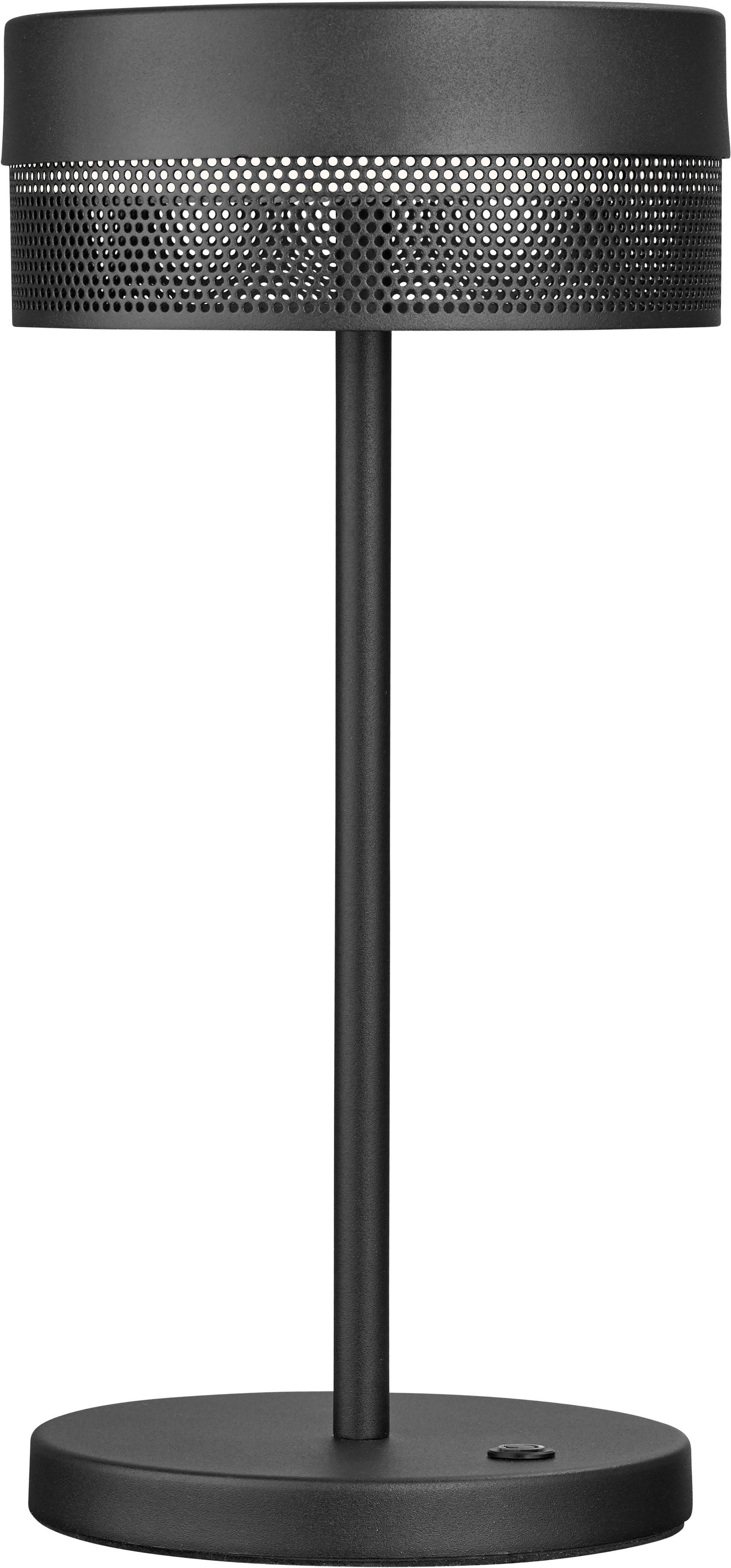 HELL höllisch gutes Licht LED Tischleuchte MESH-B, LED fest integriert, Warmweiß, Tastdimmer, IP54