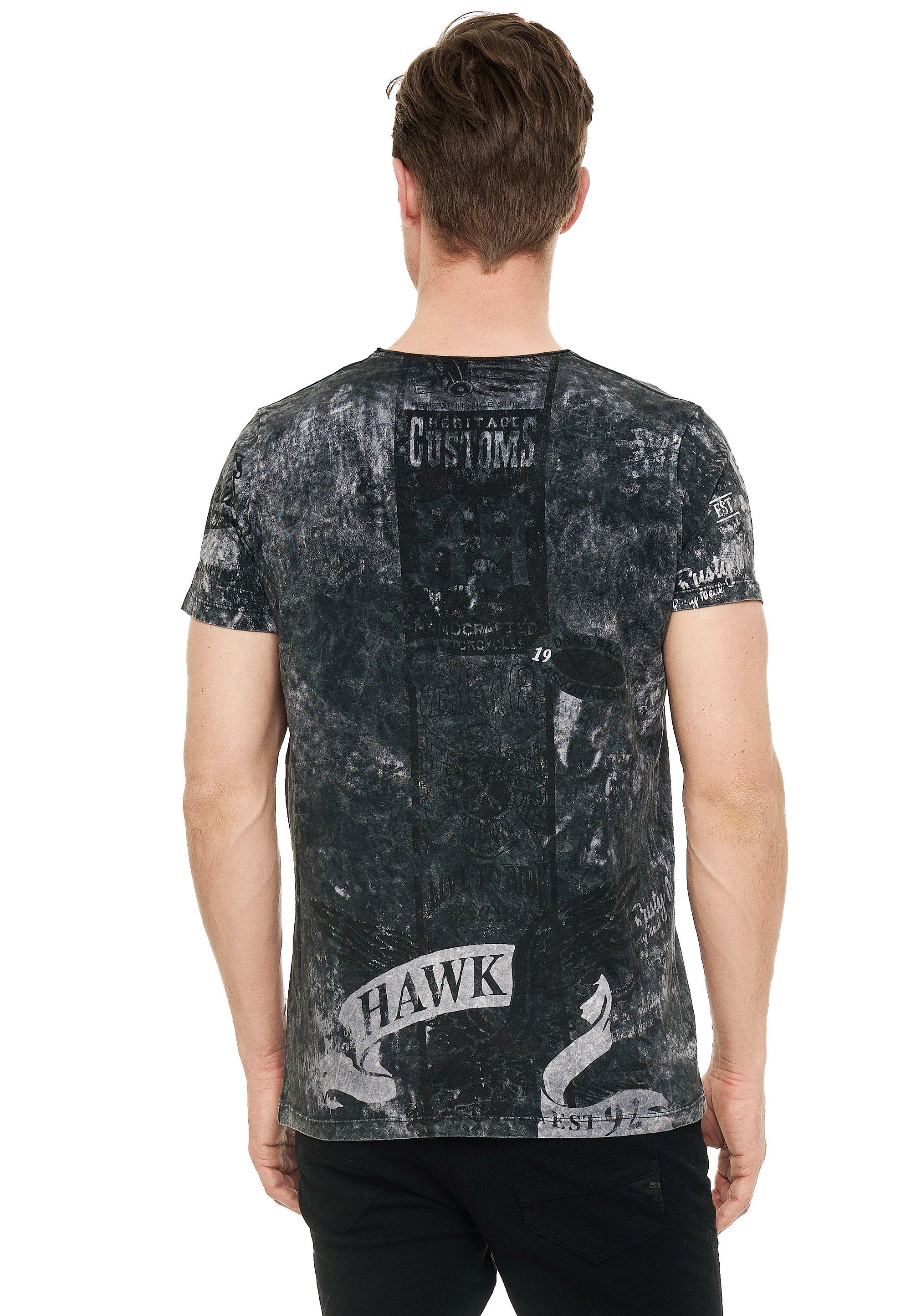 Rusty Neal T-Shirt mit modernem Print