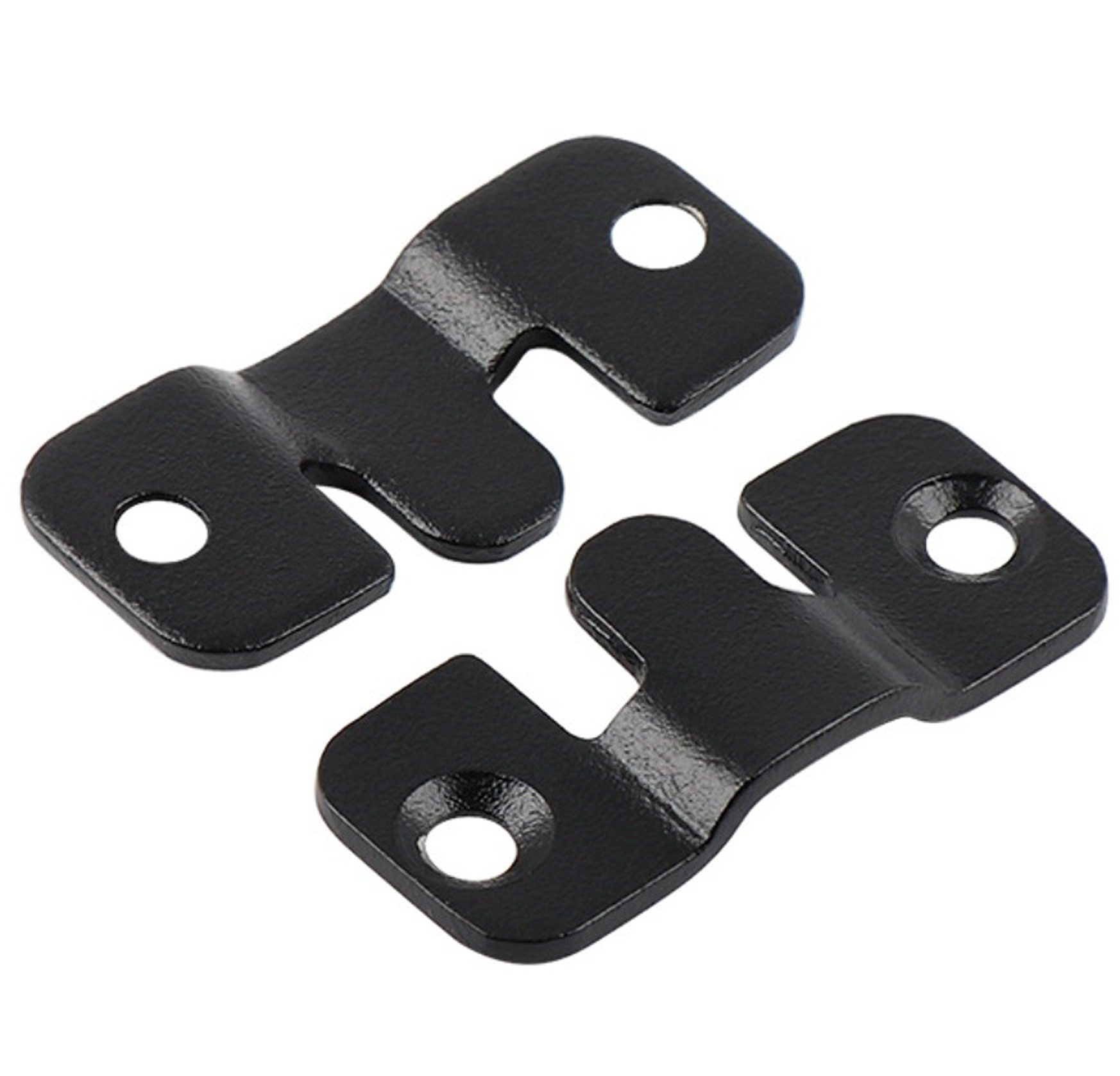 Flachverbinder 3 Paar Möbel Steckverbinder - Schwarz, 44x19 mm Couchverbinder