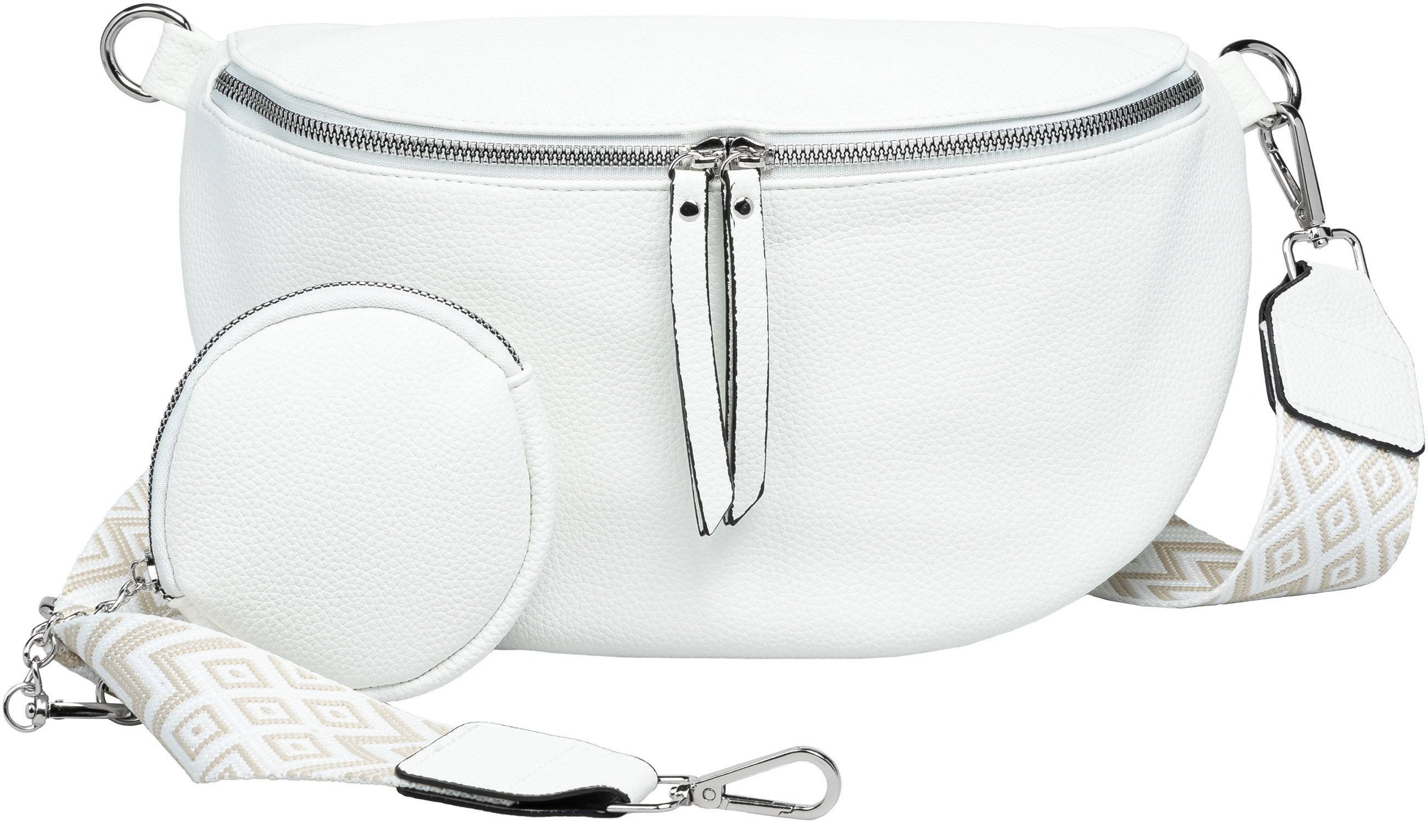 Caspar Gürteltasche TS1076 stylische große XL Damen Crossbody Bag Bauchtasc günstig online kaufen