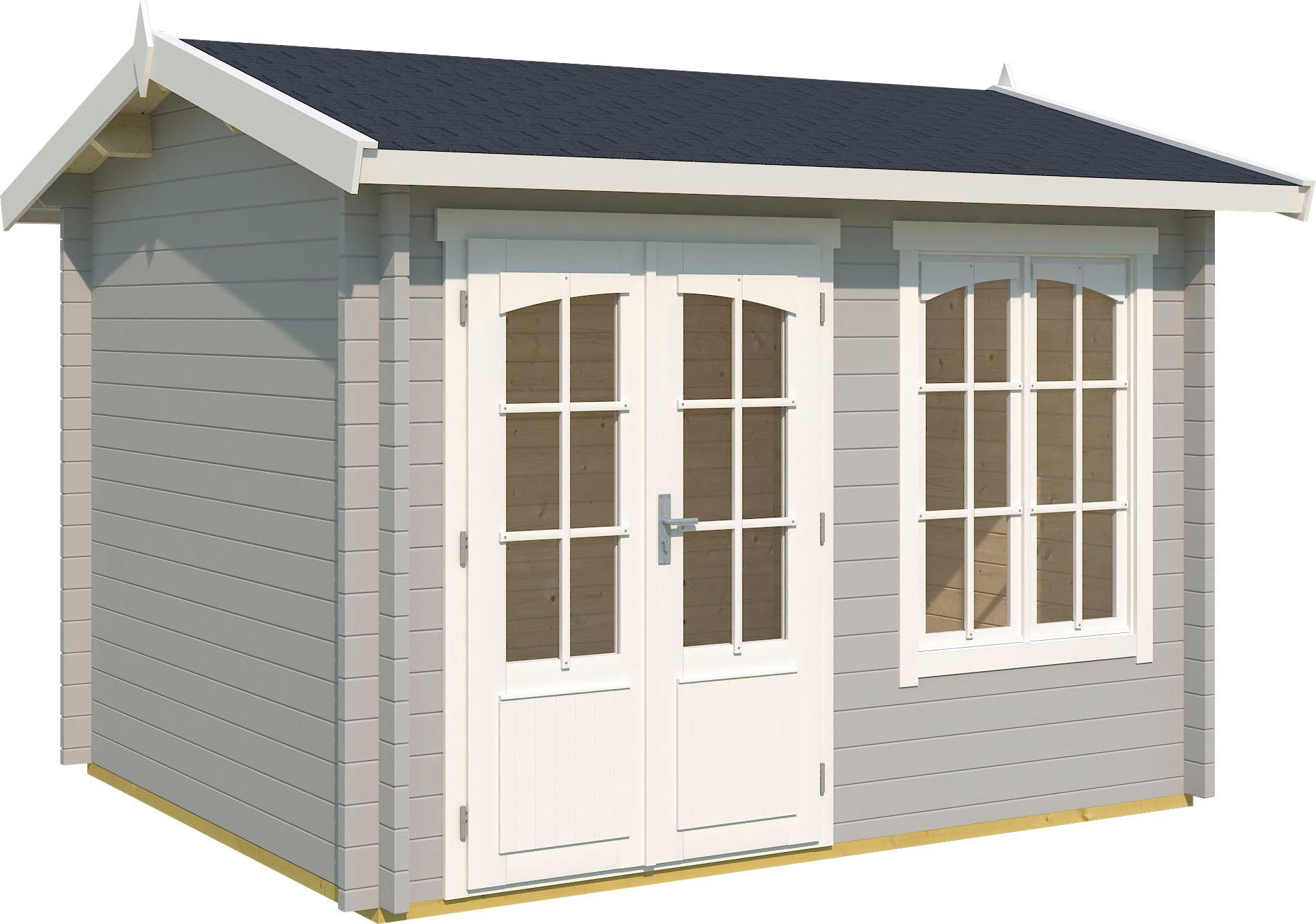 LASITA MAJA Gartenhaus Alex, BxT: 340x308 cm, (Set, inkl. Fussbodenbretter zum verlegen)