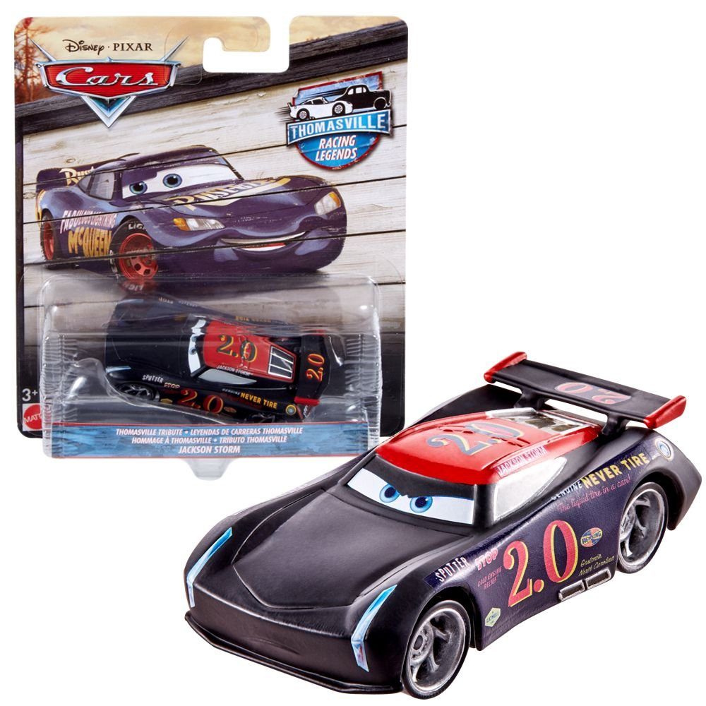 Disney Cars Spielzeug-Rennwagen Renn-Legenden Thomasville Racing Disney Cars Cast 1:55 Fahrzeuge Jackson Storm