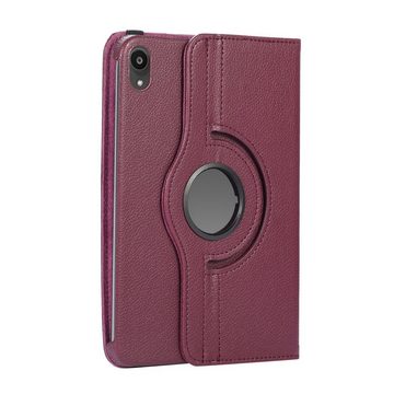 König Design Tablet-Hülle Apple iPad mini 6, Tablethülle für Apple iPad mini 6 Schutztasche Wallet Cover 360 Case Etuis