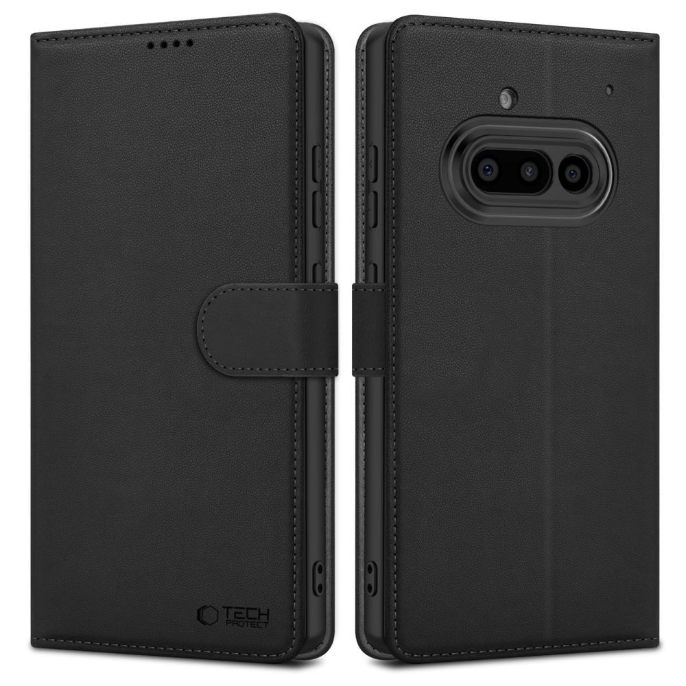 TECH PROTECT Handytasche Klapphülle Schutzetui Kartenfach (Spar-Set, 1-tlg), Standfunktion, Kartenfächer, Magnetverschluss